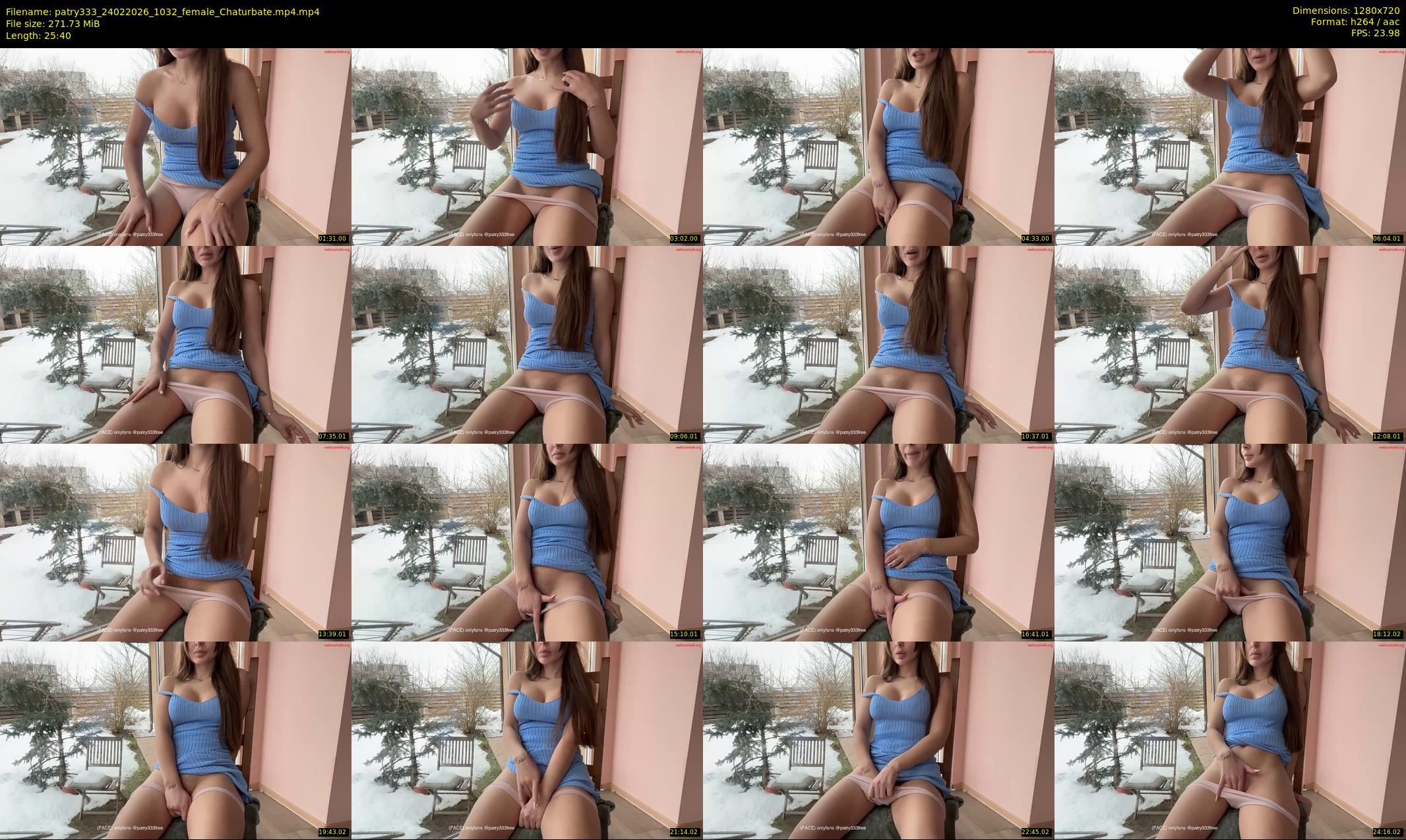 patry333 — 26 minute Chaturbate female cam show recording, 720p, Feb 24, 2026