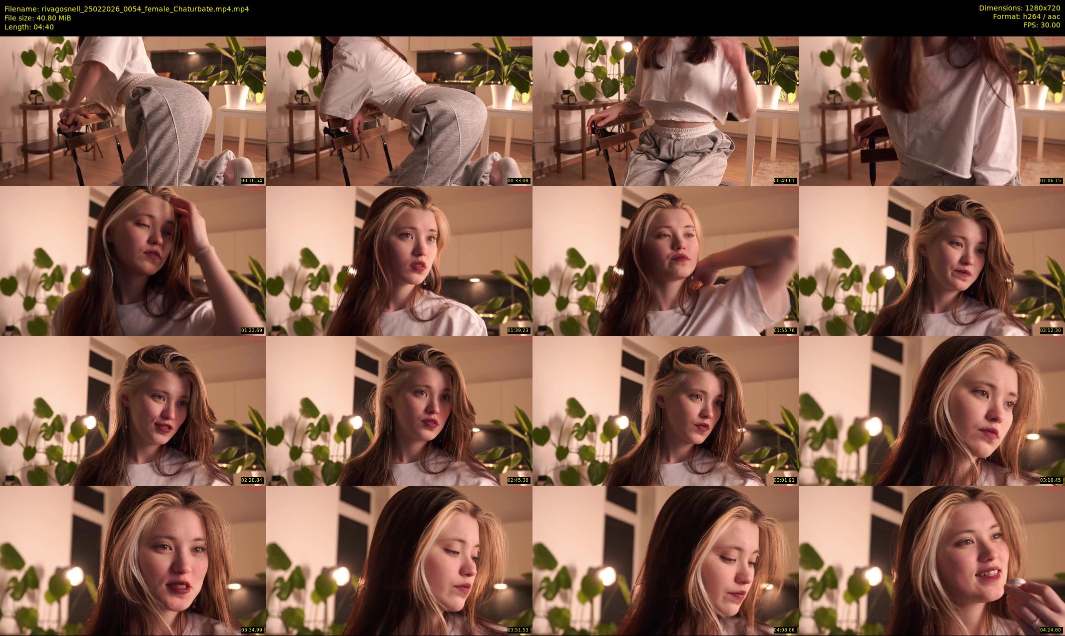 rivagosnell — 5 minute Chaturbate female cam show recording, 720p, Feb 25, 2026