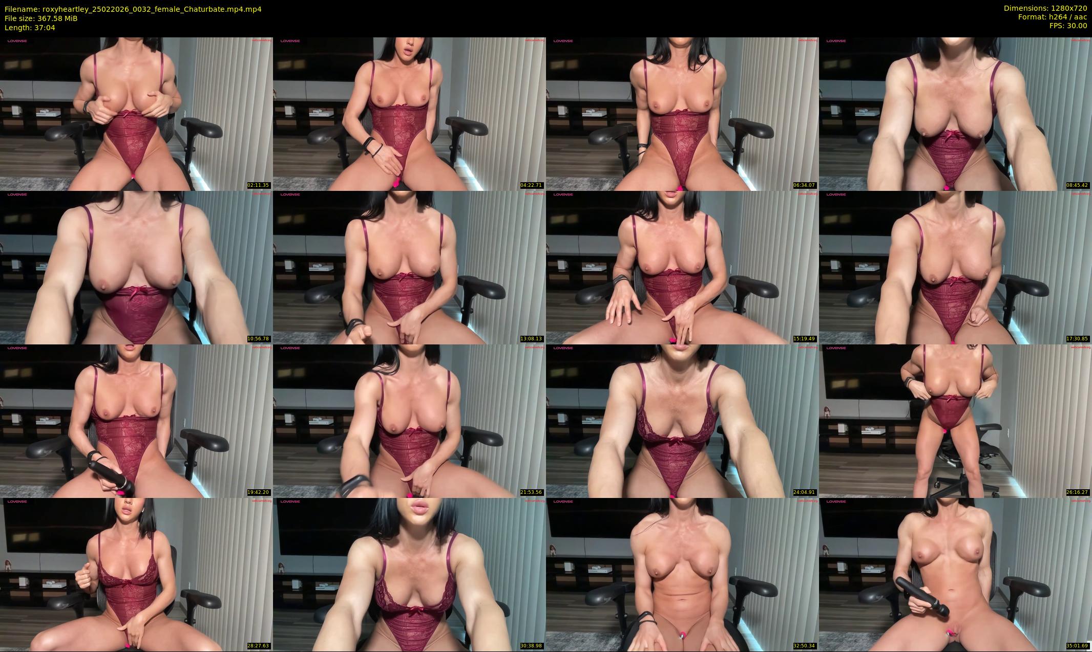 roxyheartley — 38 minute Chaturbate female cam show recording, 720p, Feb 25, 2026