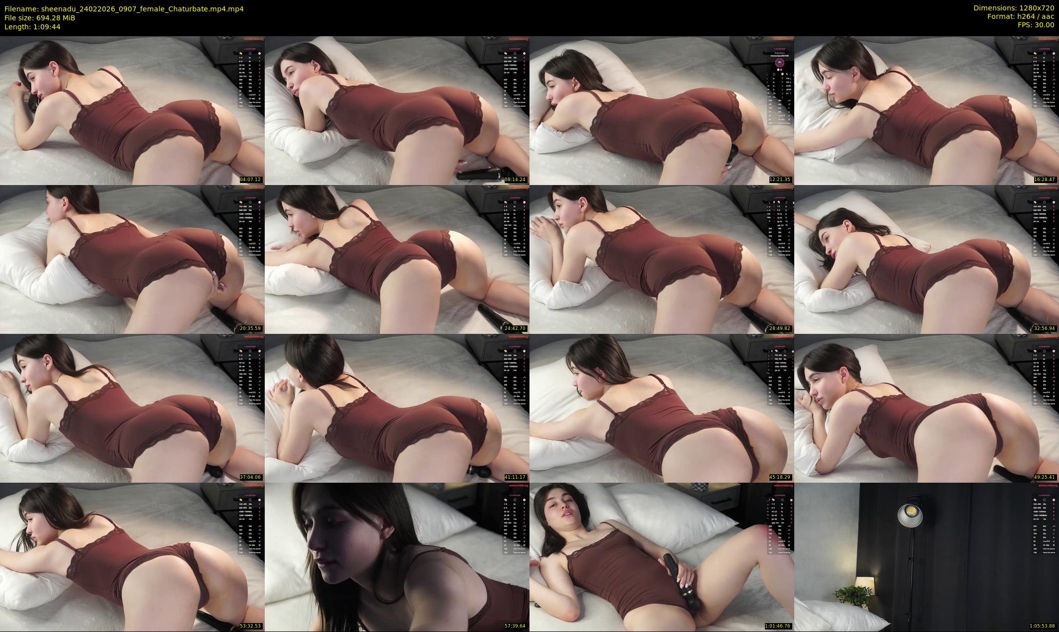 sheenadu — 70 minute Chaturbate female cam show recording, 720p, Feb 24, 2026