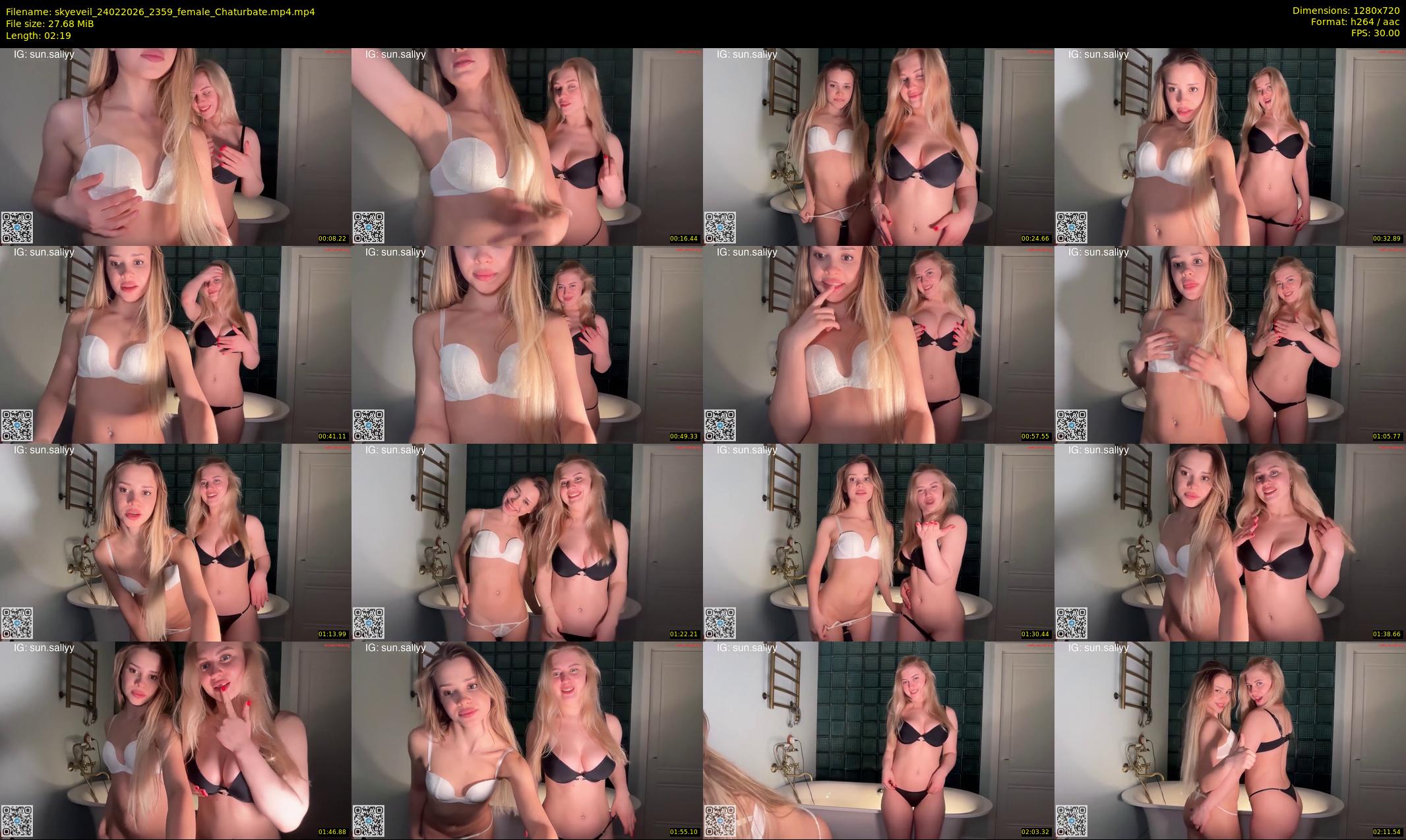 skyeveil — 3 minute Chaturbate female cam show recording, 720p, Feb 24, 2026