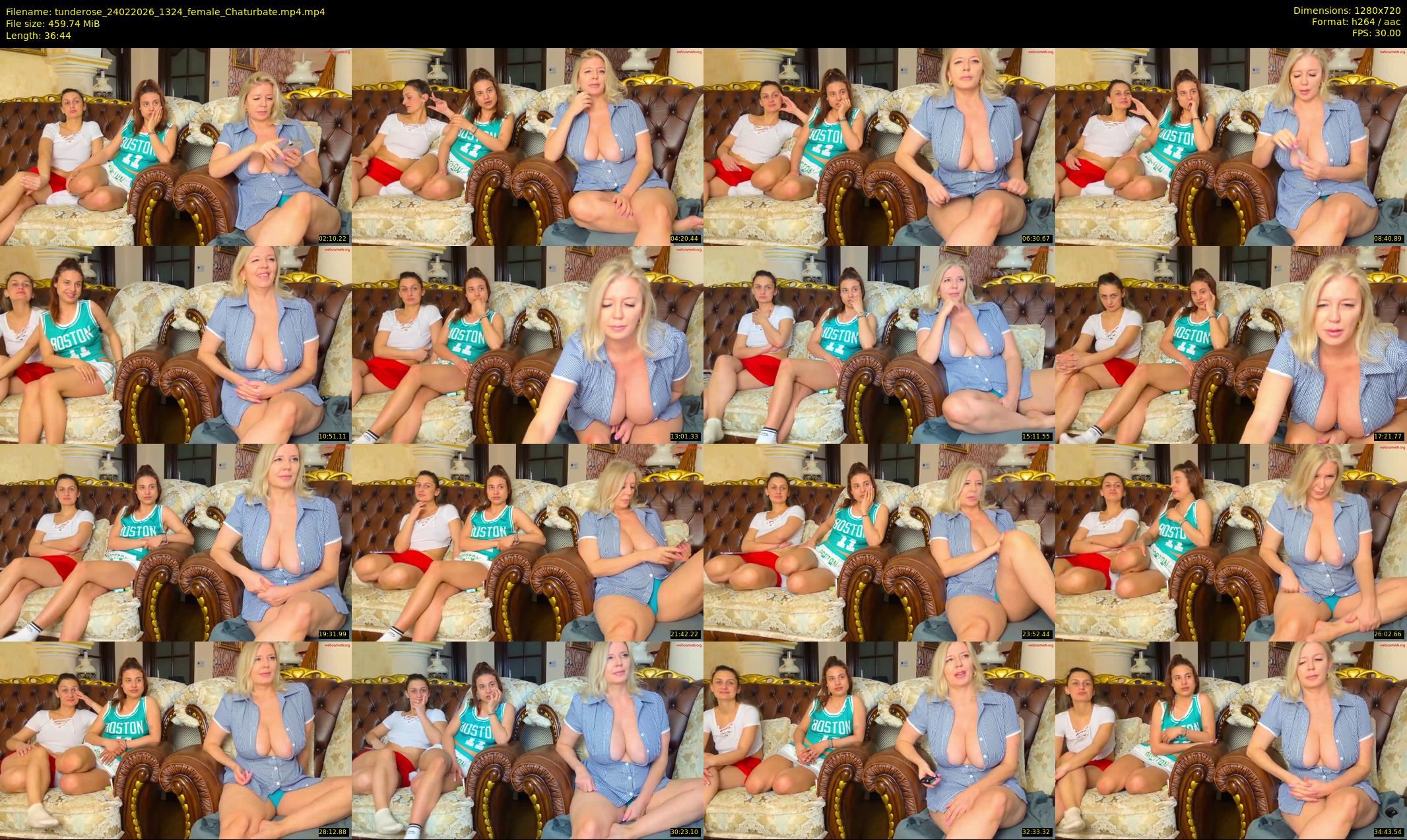 tunderose — 37 minute Chaturbate female cam show recording, 720p, Feb 24, 2026