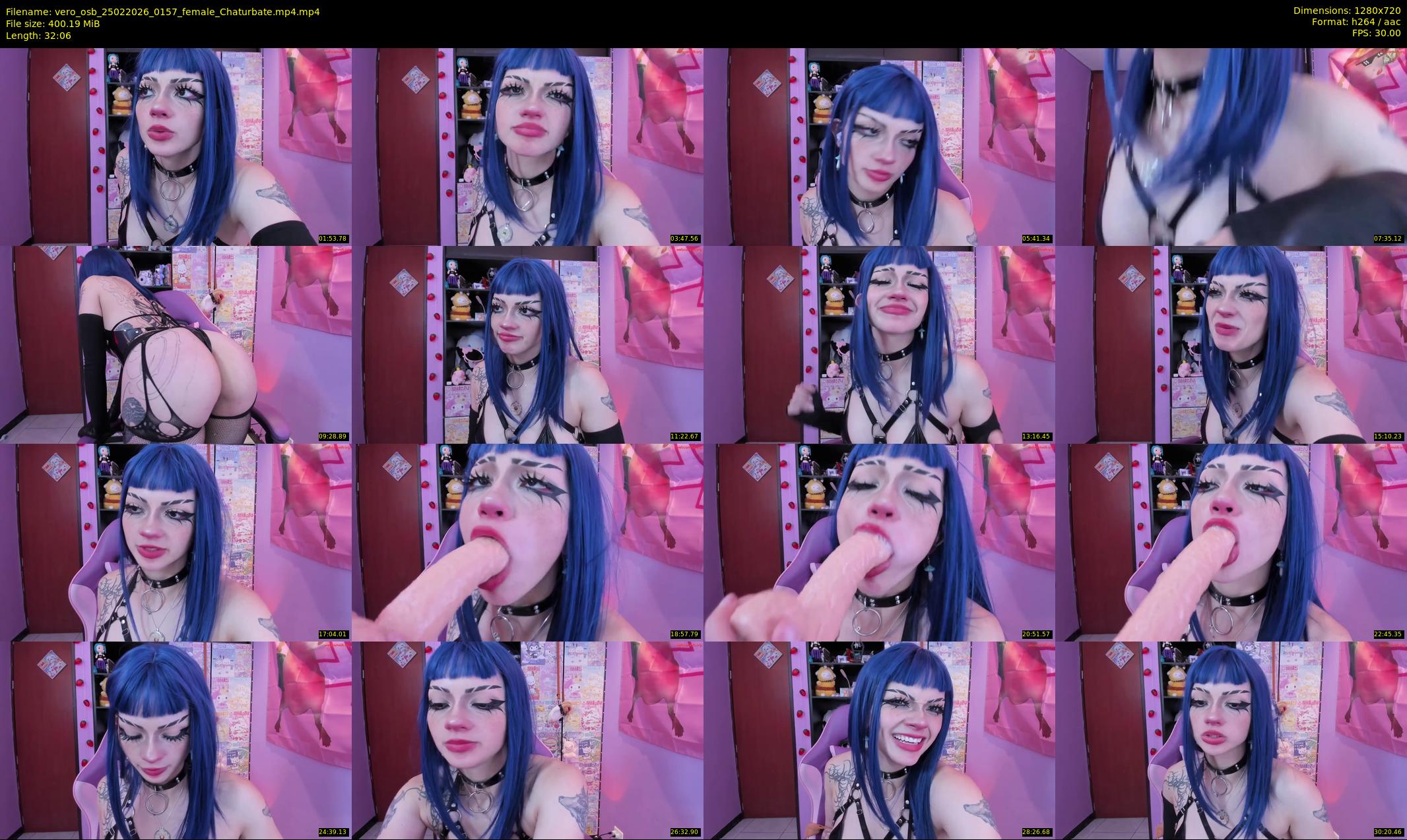 vero_osb — 33 minute Chaturbate female cam show recording, 720p, Feb 25, 2026