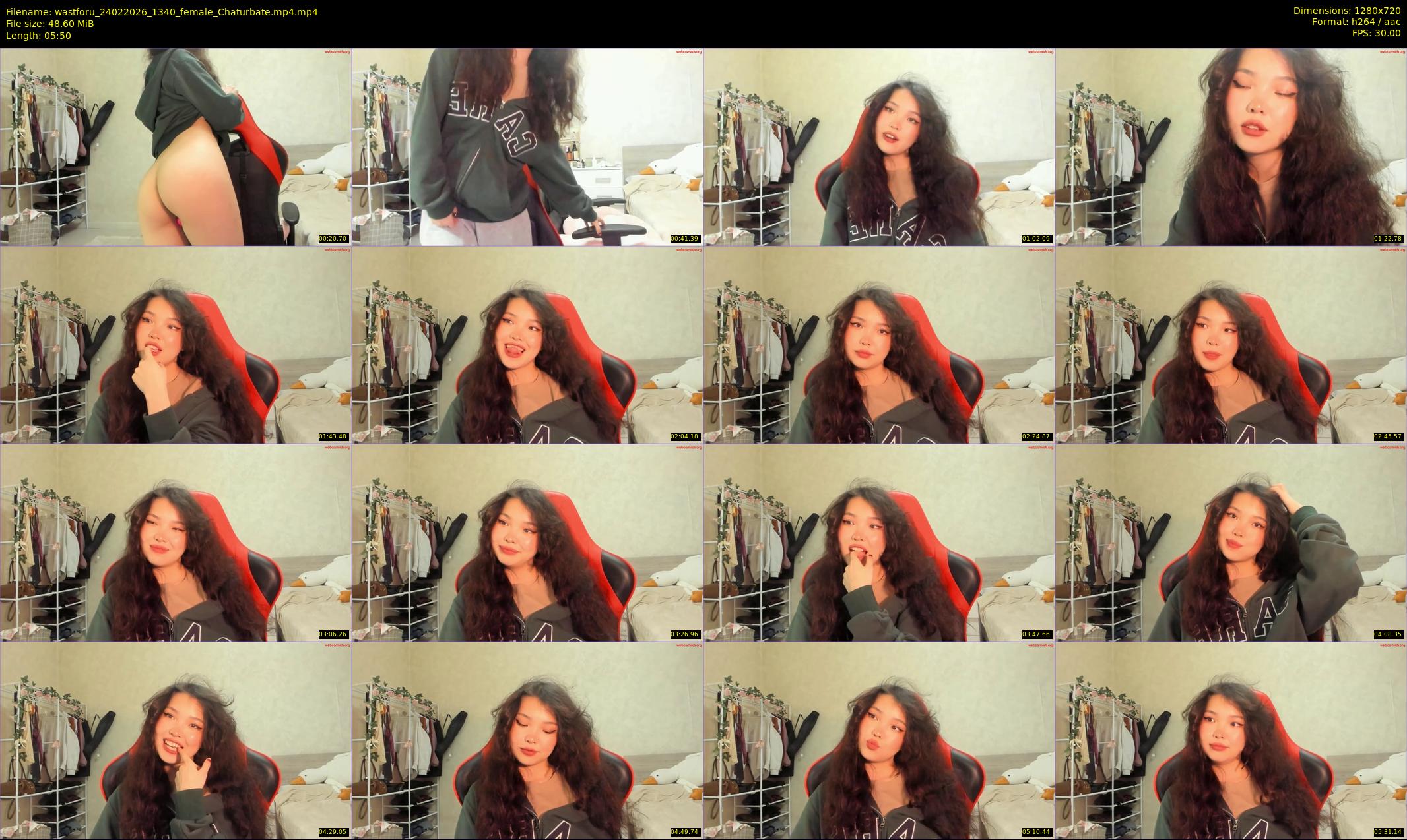 wastforu — 6 minute Chaturbate female cam show recording, 720p, Feb 24, 2026
