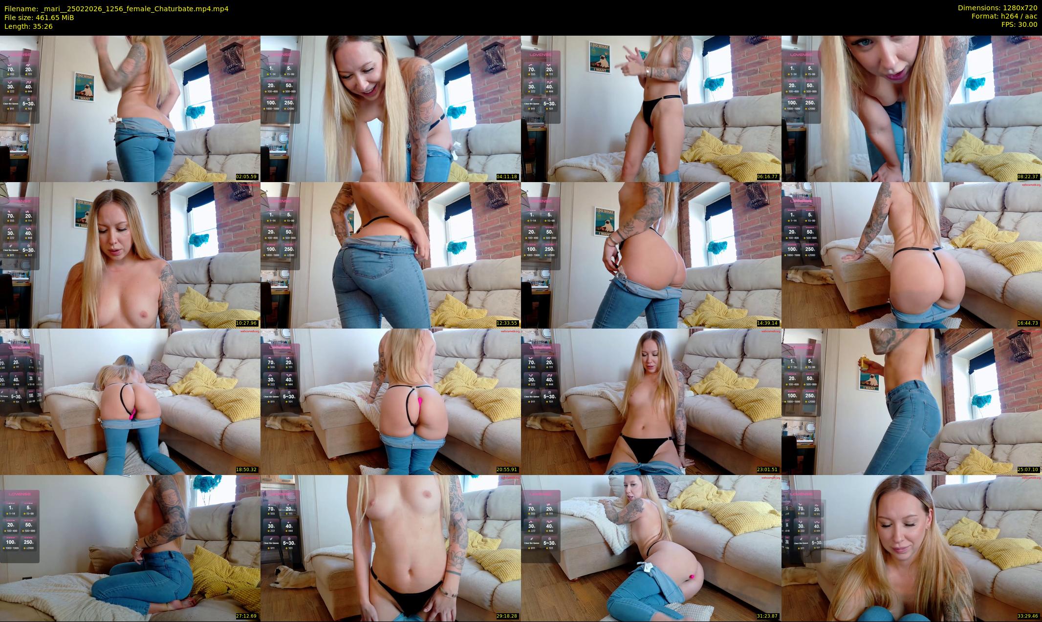 _mari_ — 36 minute Chaturbate female cam show recording, 720p, Feb 25, 2026