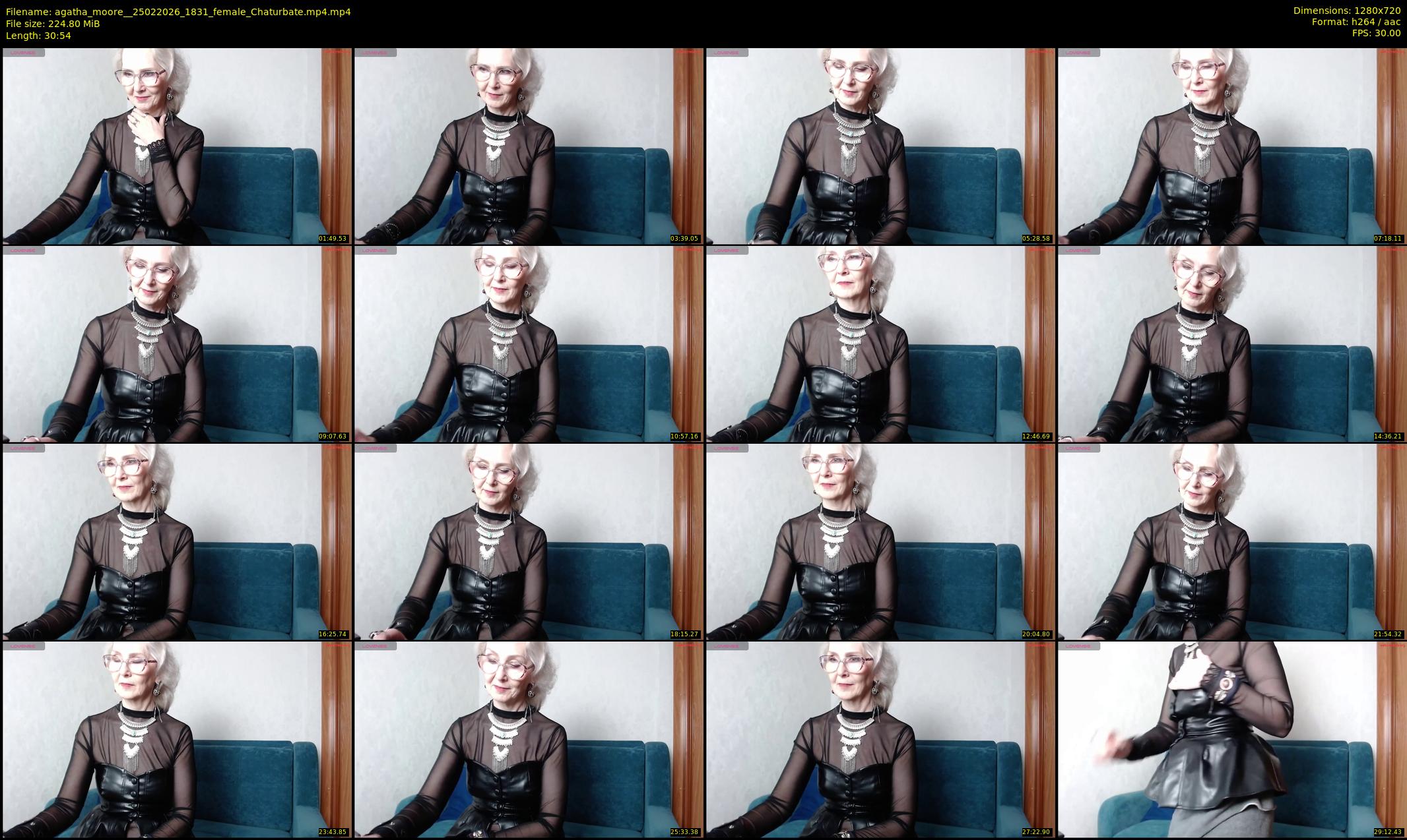 agatha_moore_ — 31 minute Chaturbate female cam show recording, 720p, Feb 25, 2026