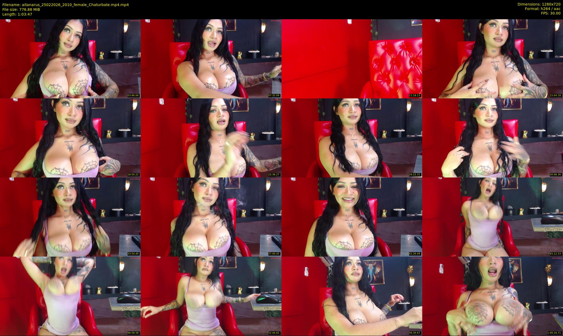 aitanarus — 64 minute Chaturbate female cam show recording, 720p, Feb 25, 2026