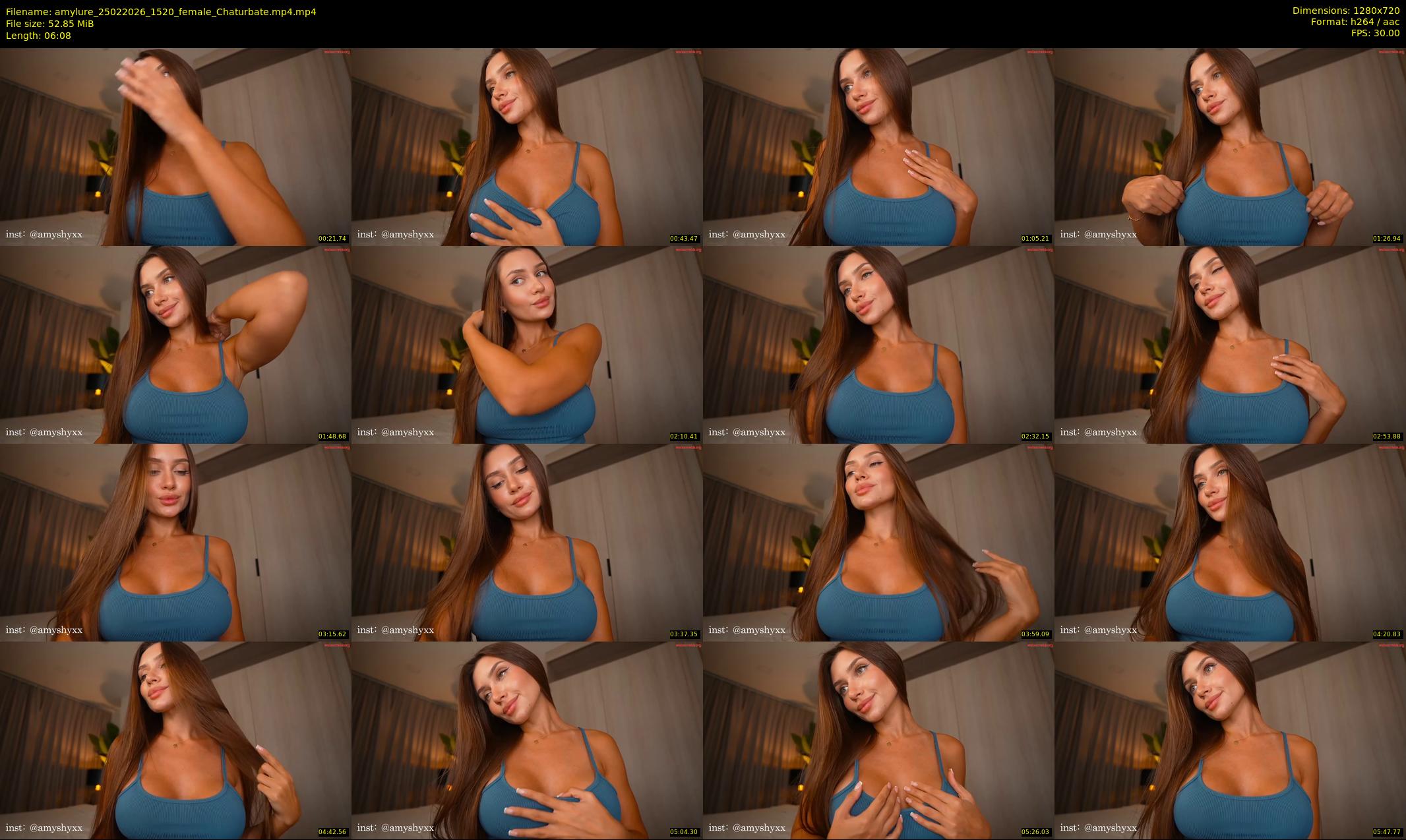 amylure — 7 minute Chaturbate female cam show recording, 720p, Feb 25, 2026