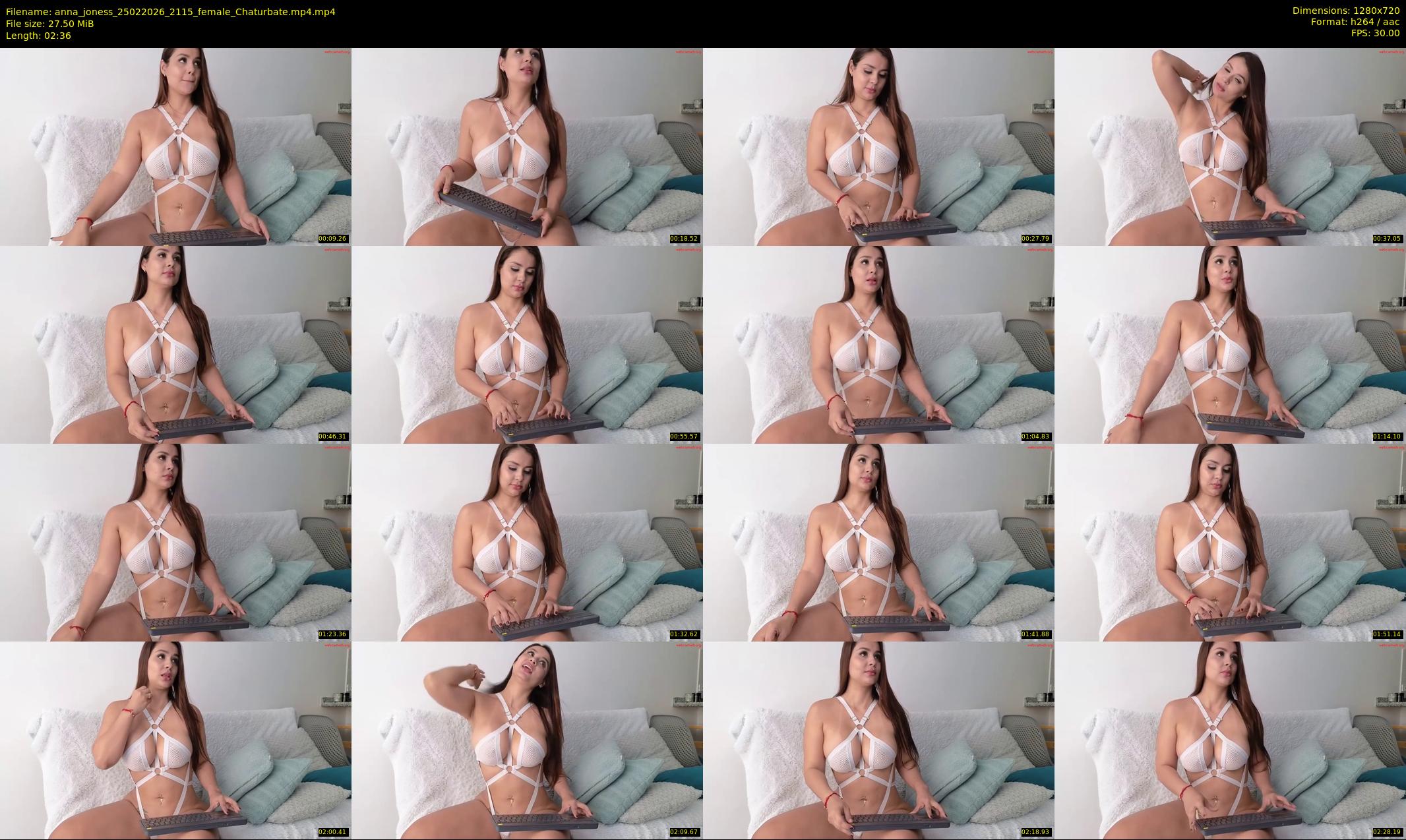 anna_joness — 3 minute Chaturbate female cam show recording, 720p, Feb 25, 2026