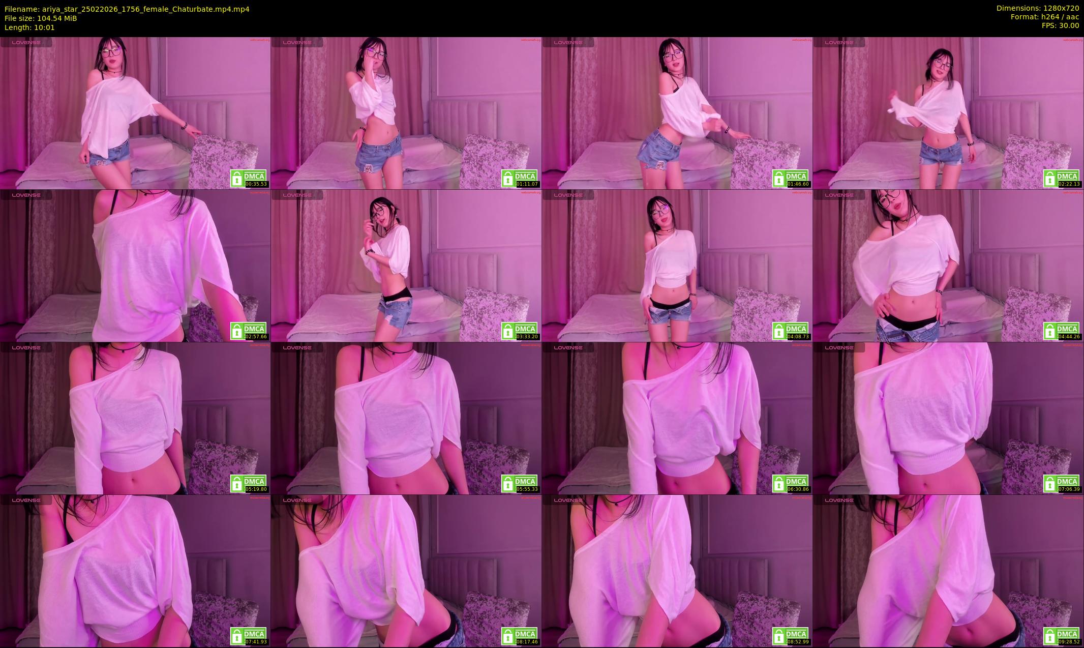 ariya_star — 11 minute Chaturbate female cam show recording, 720p, Feb 25, 2026