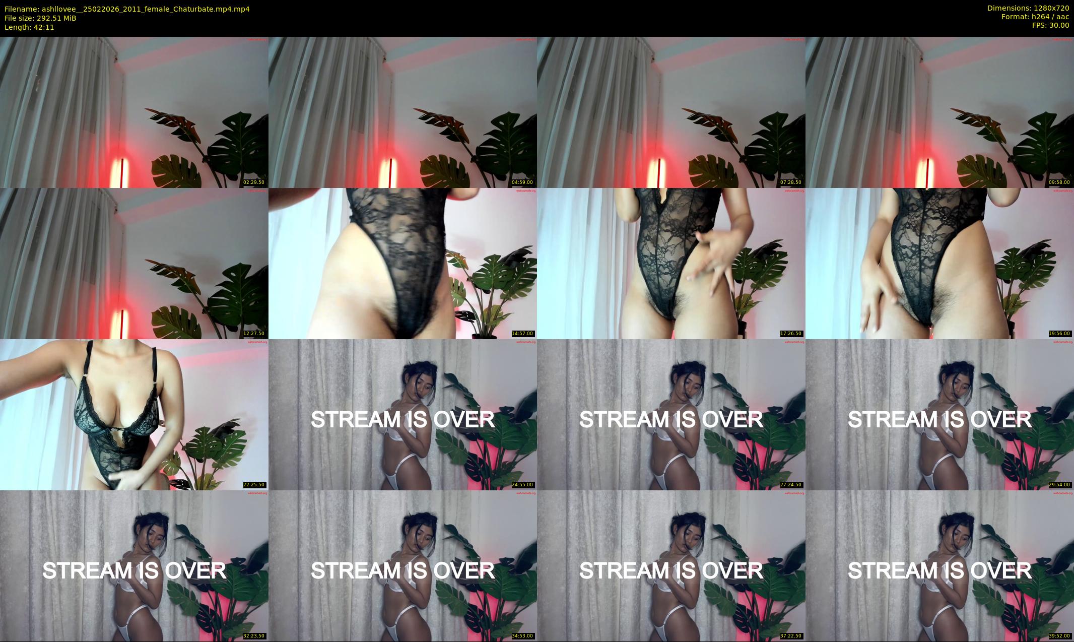 ashllovee_ — 43 minute Chaturbate female cam show recording, 720p, Feb 25, 2026