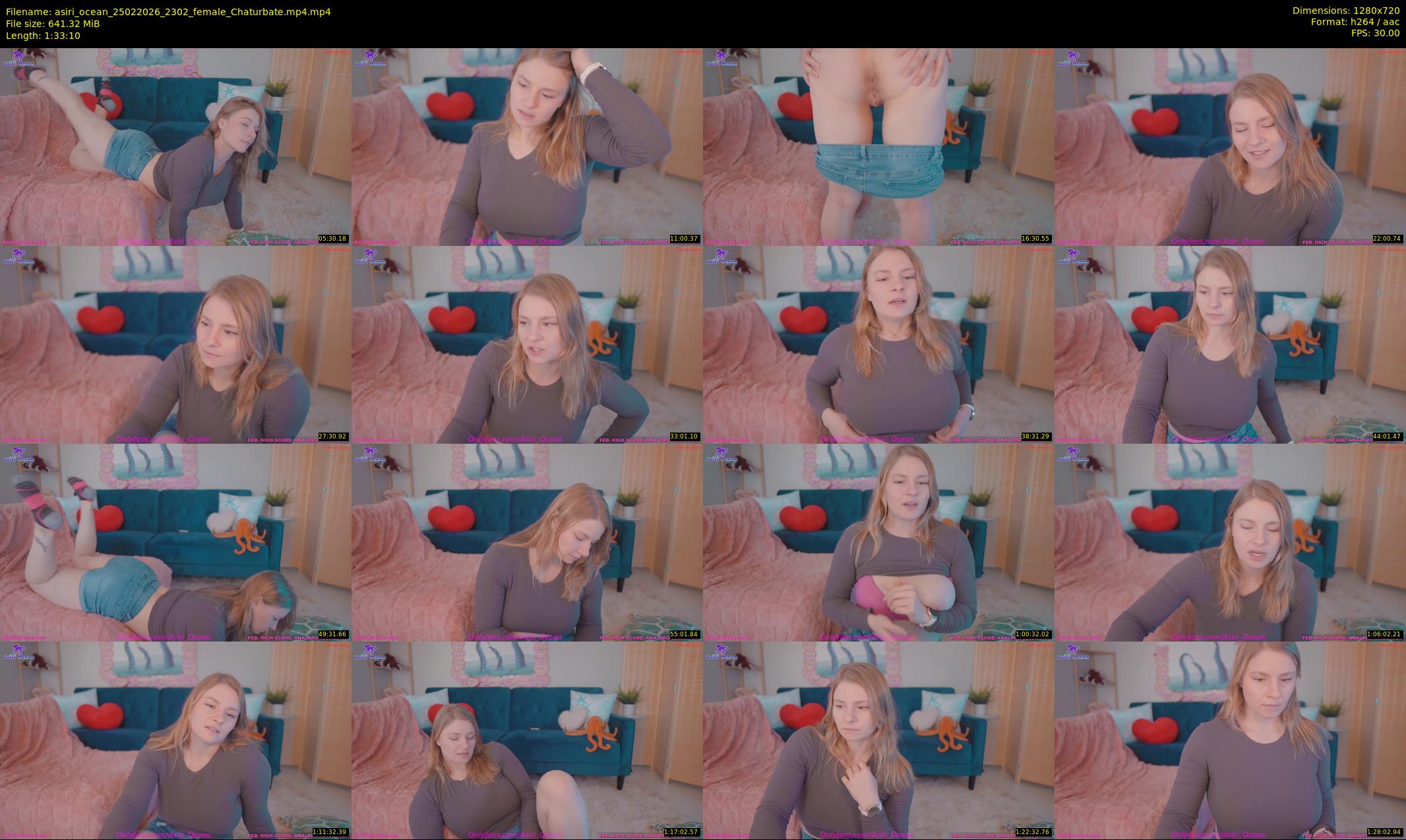 asiri_ocean — 94 minute Chaturbate female cam show recording, 720p, Feb 25, 2026