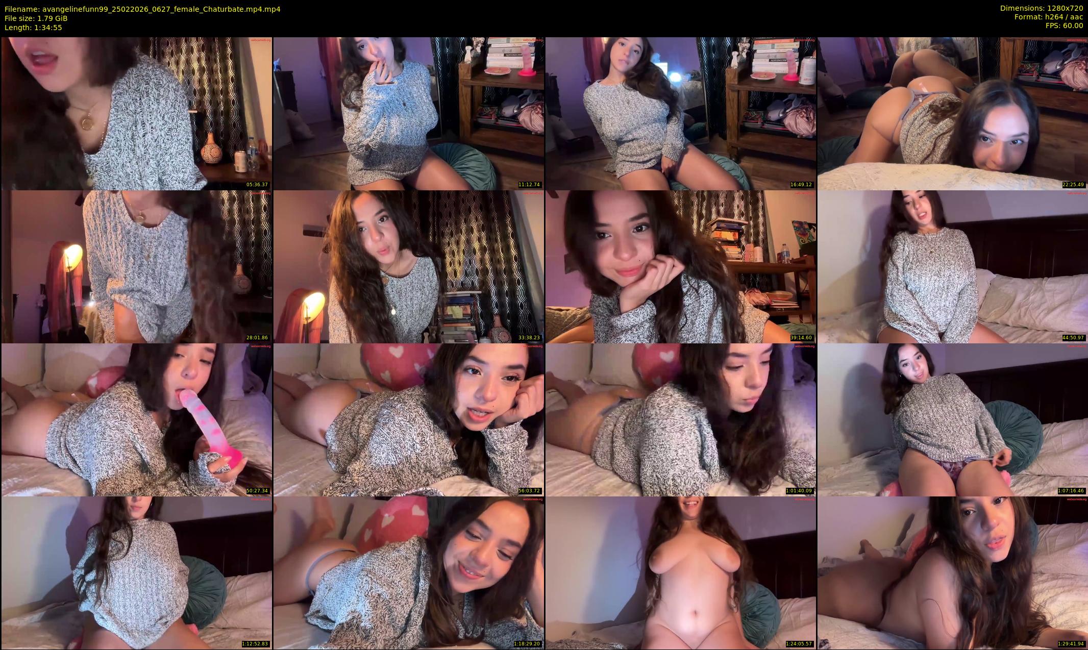 avangelinefunn99 — 95 minute Chaturbate female cam show recording, 720p, Feb 25, 2026