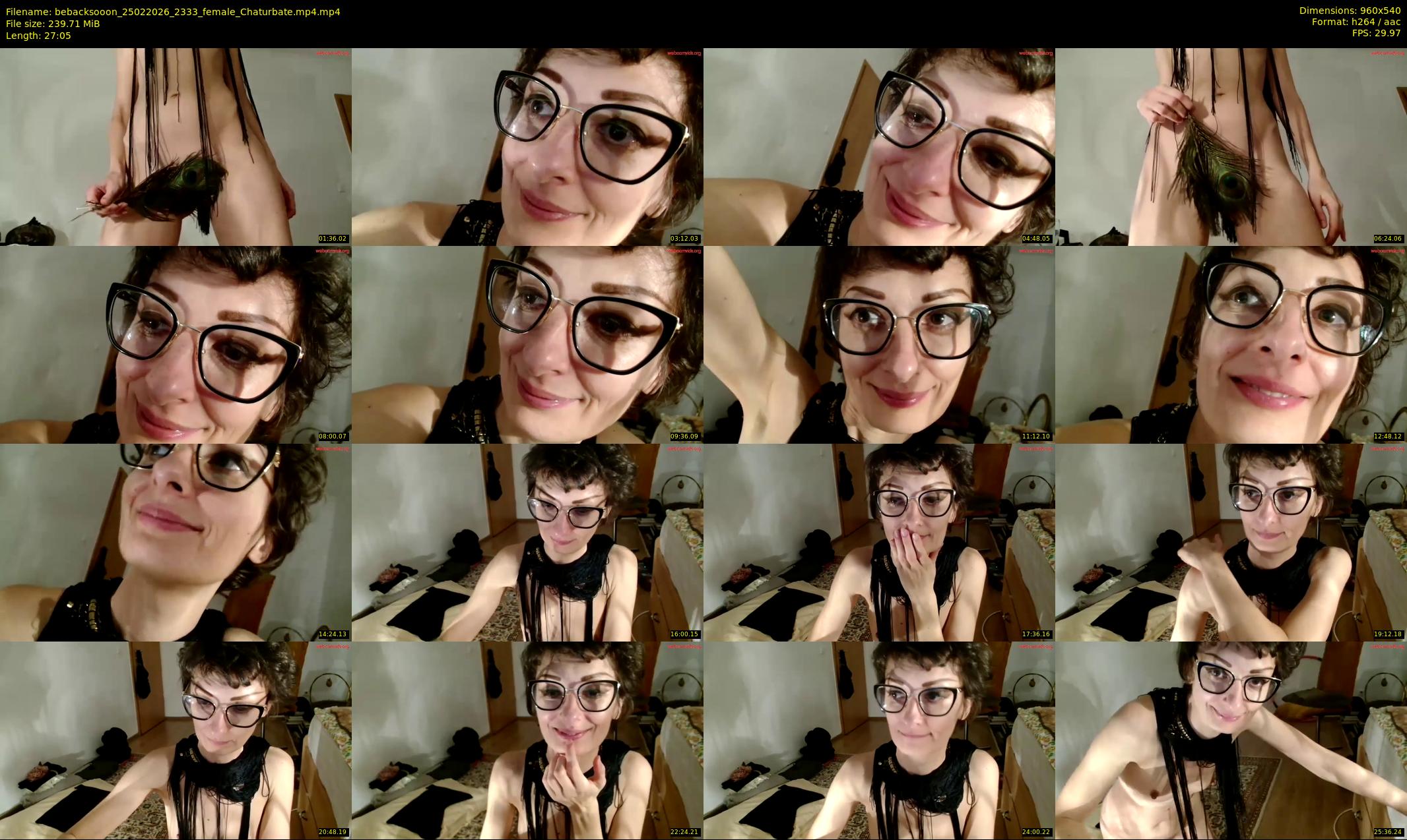 bebacksooon — 28 minute Chaturbate female cam show recording, 480p, Feb 25, 2026