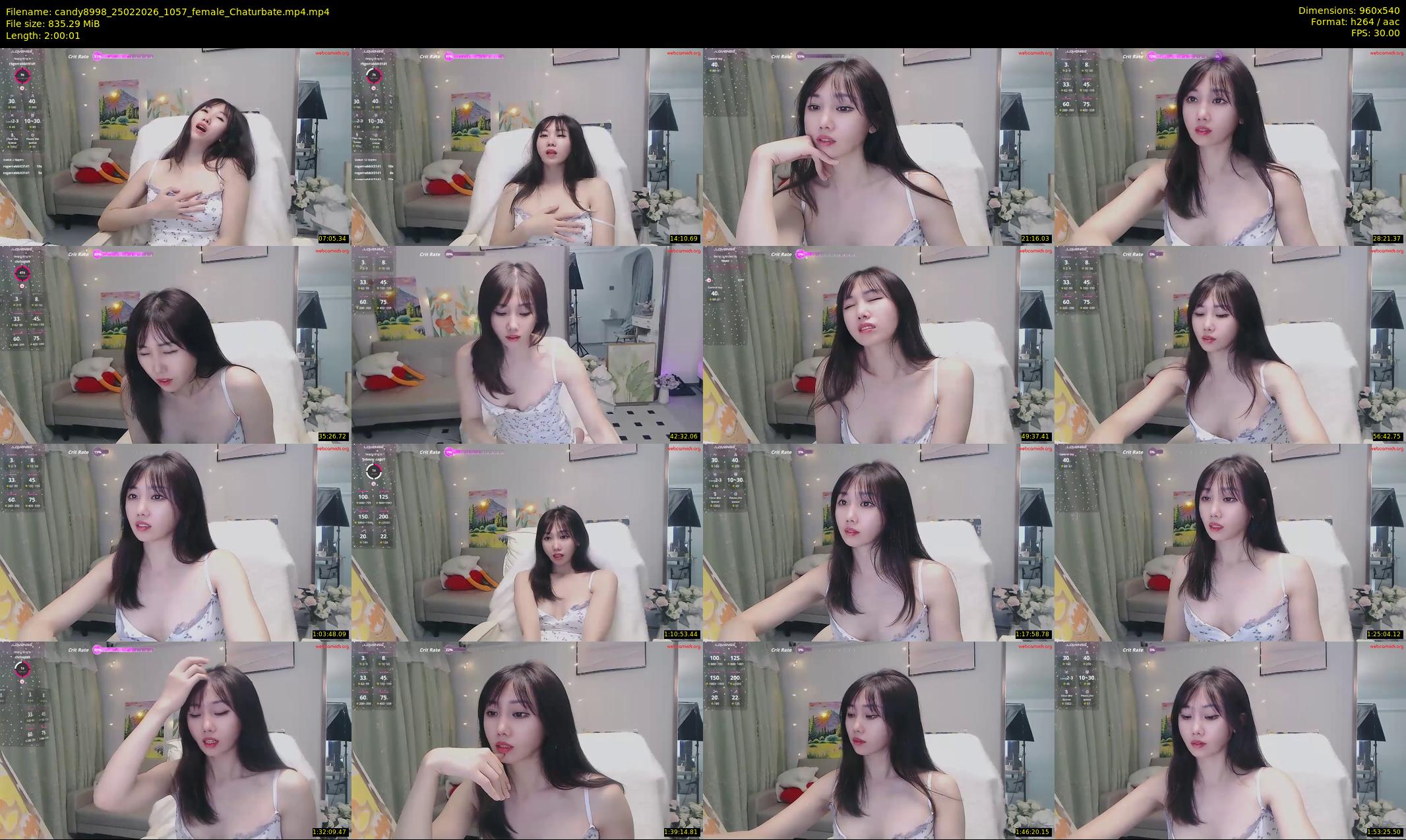 candy8998 — 121 minute Chaturbate female cam show recording, 480p, Feb 25, 2026