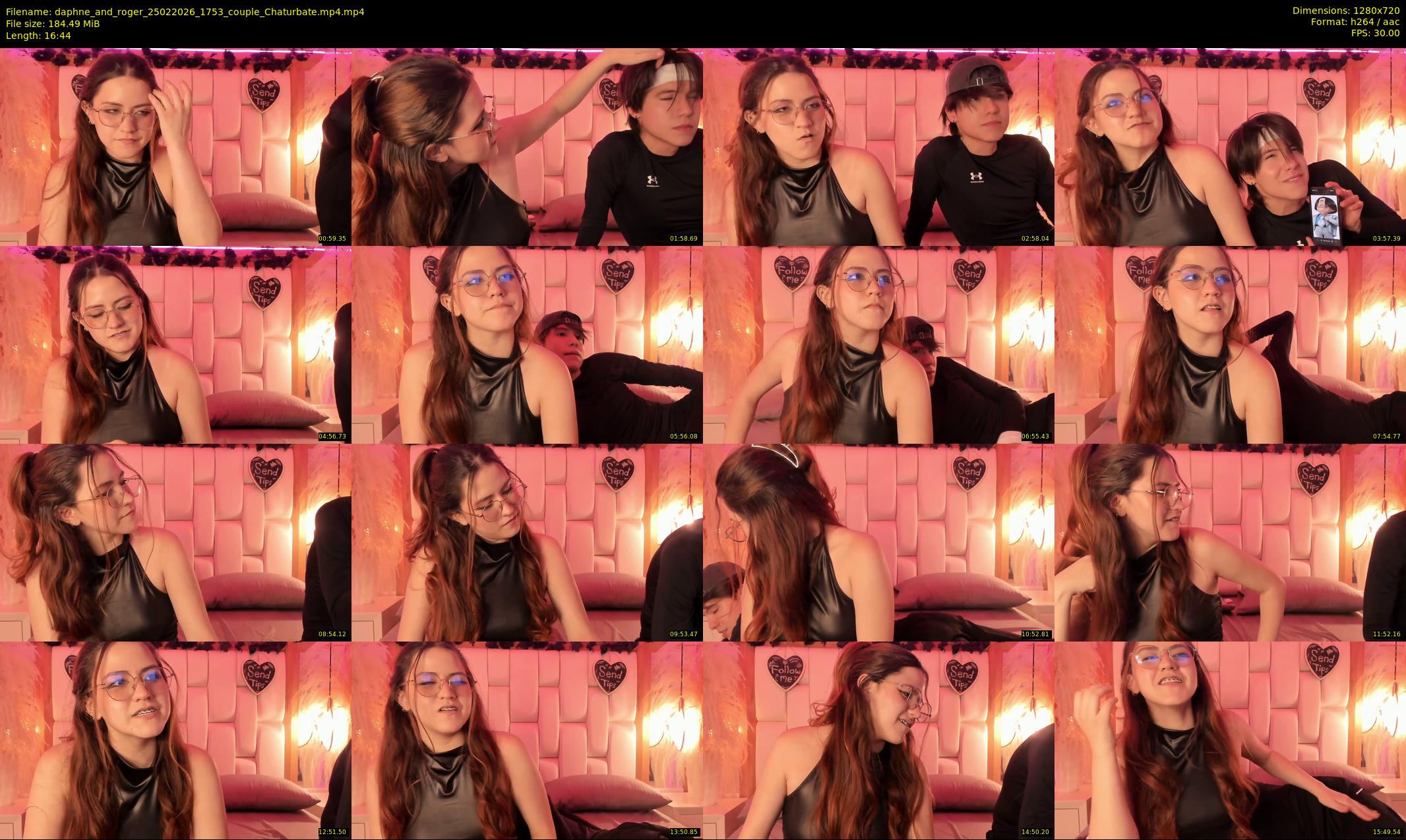 daphne_and_roger — 17 minute Chaturbate couple cam show recording, 720p, Feb 25, 2026