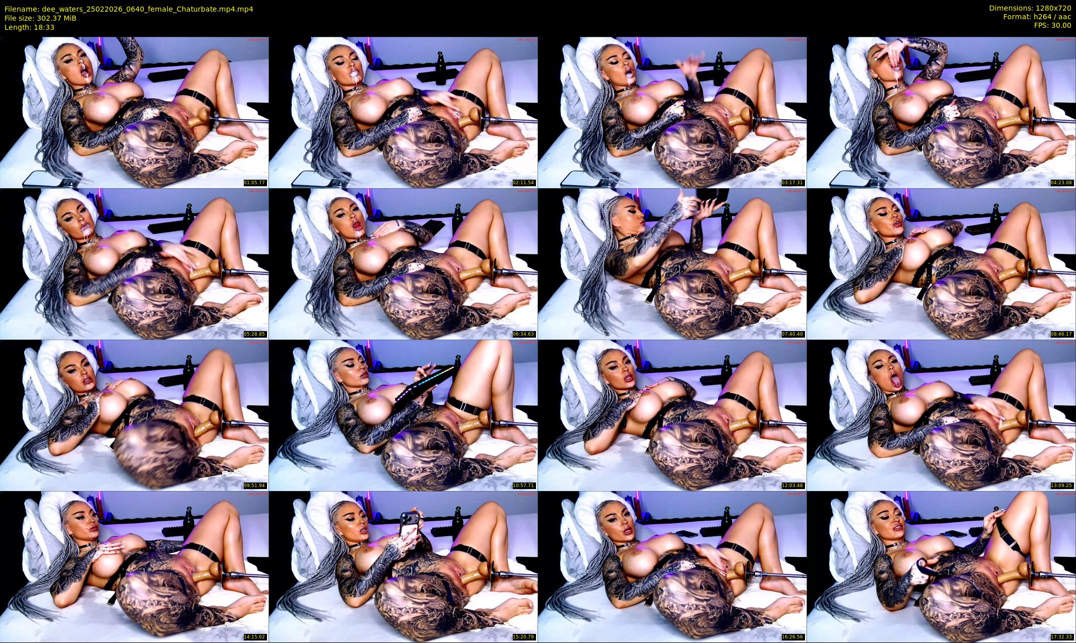 dee_waters — 19 minute Chaturbate female cam show recording, 720p, Feb 25, 2026