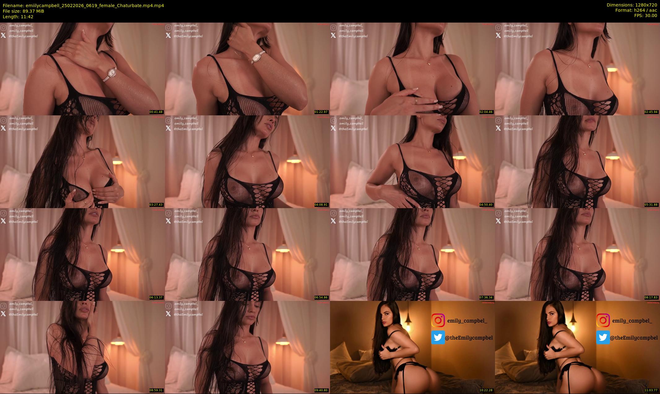 emiilycampbell — 12 minute Chaturbate female cam show recording, 720p, Feb 25, 2026