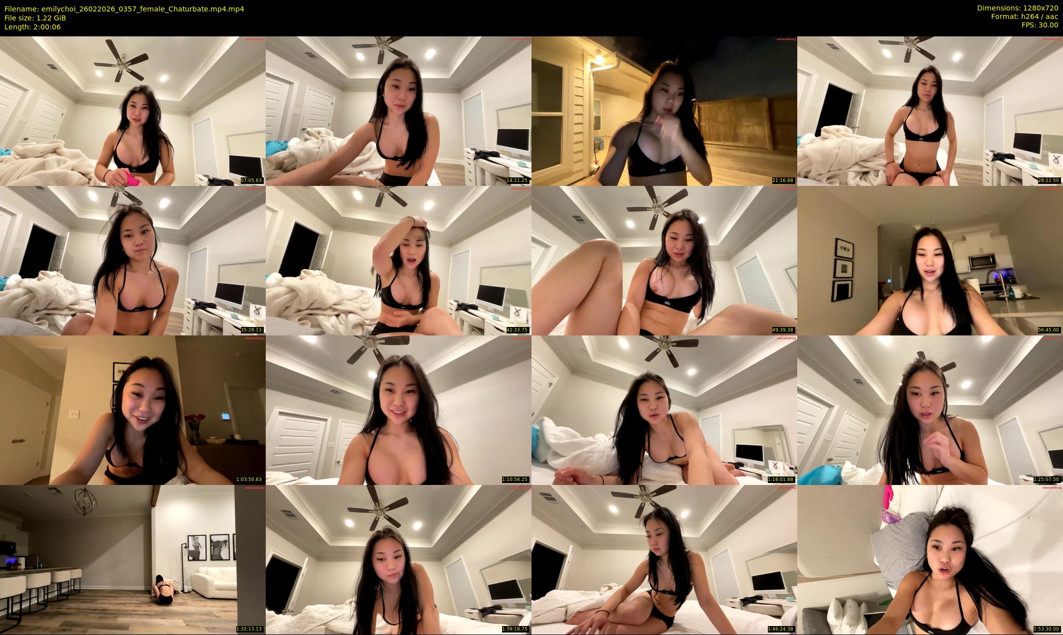 emilychoi — 121 minute Chaturbate female cam show recording, 720p, Feb 26, 2026