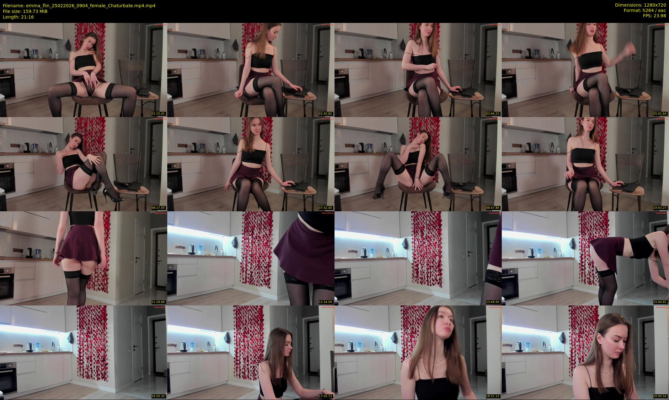 emma_flin — 22 minute Chaturbate female cam show recording, 720p, Feb 25, 2026