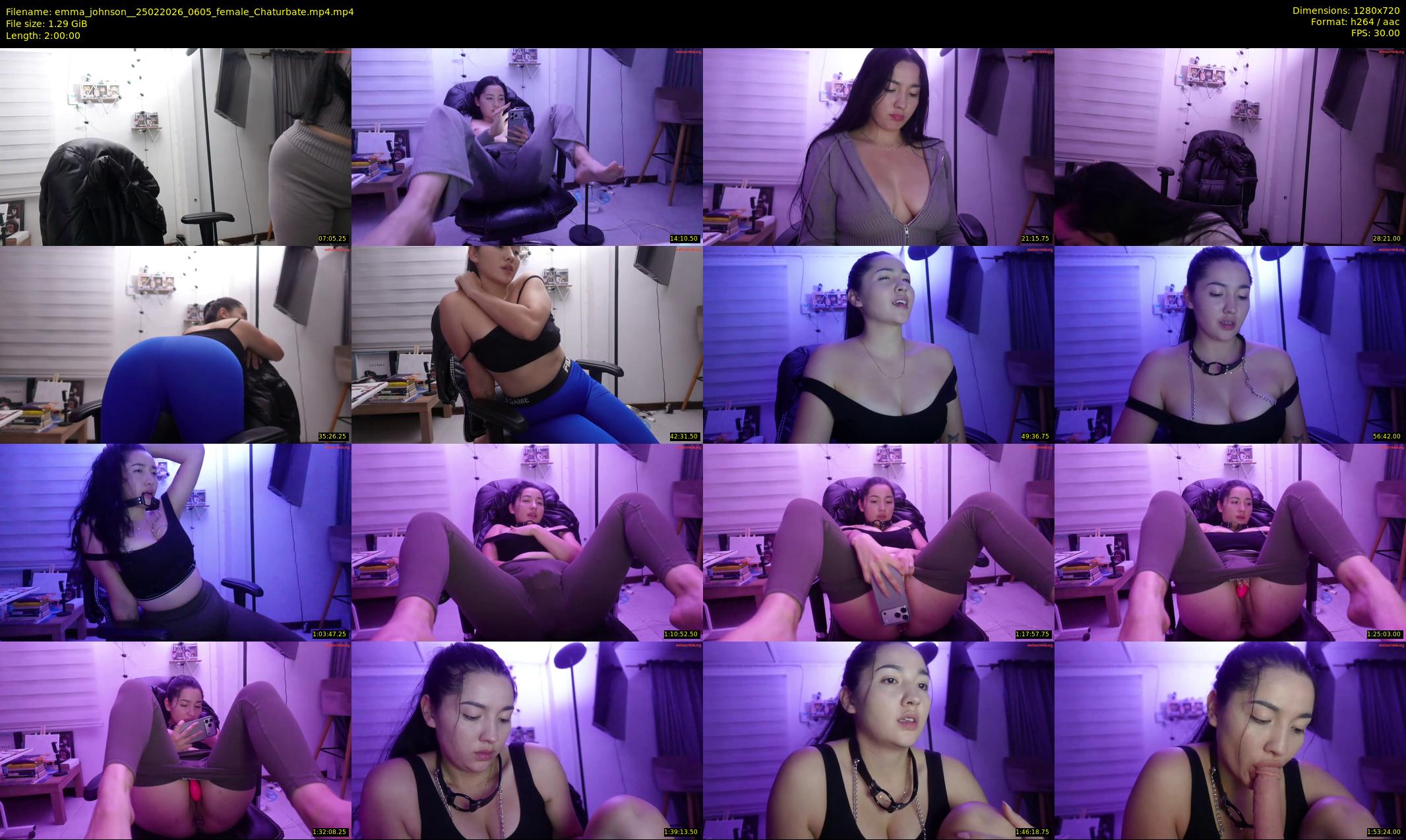 emma_johnson_ — 120 minute Chaturbate female cam show recording, 720p, Feb 25, 2026