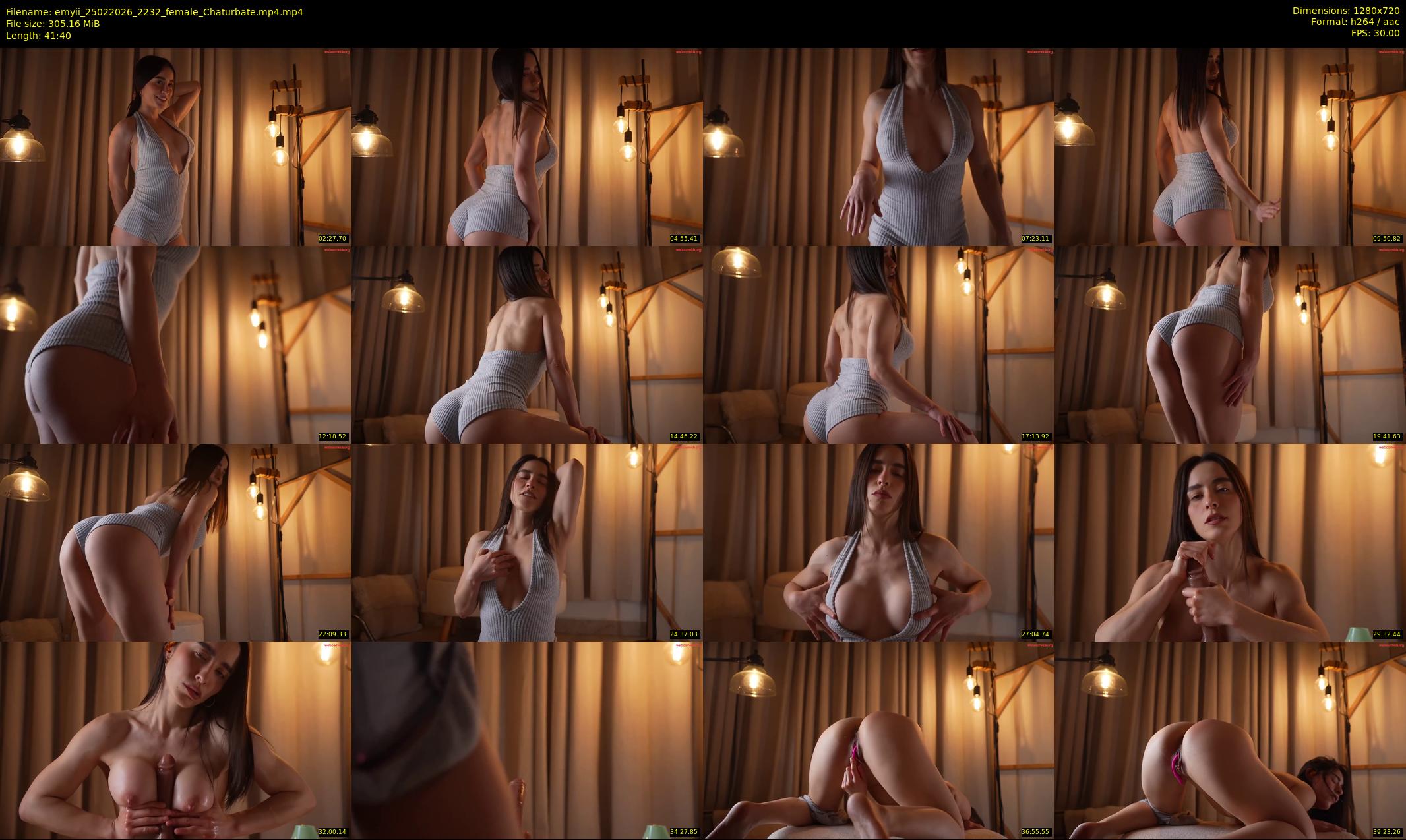 emyii — 42 minute Chaturbate female cam show recording, 720p, Feb 25, 2026