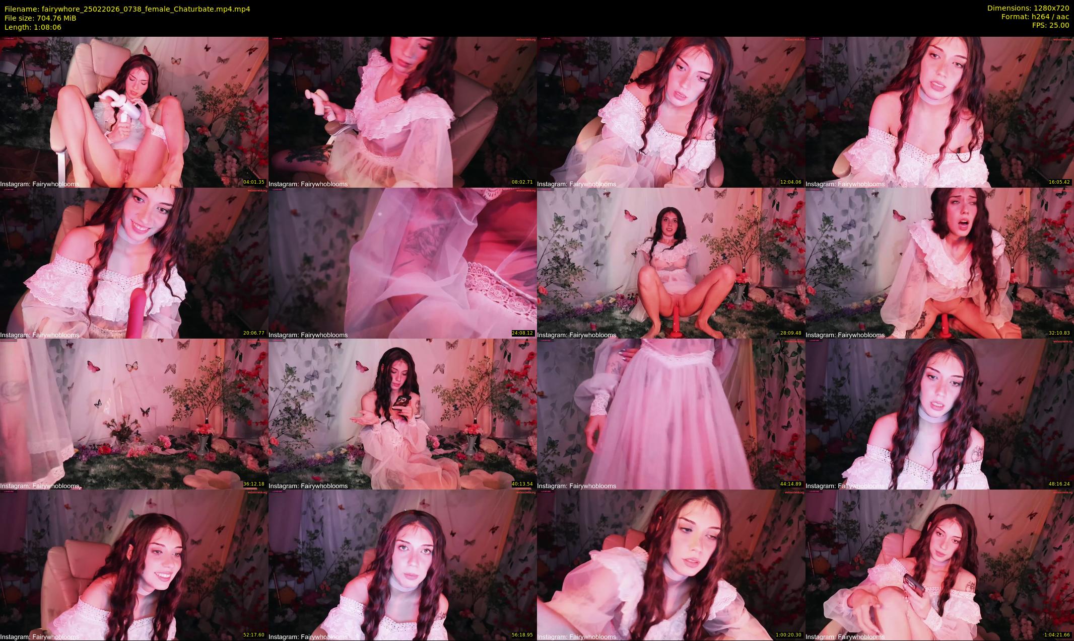 fairywhore — 69 minute Chaturbate female cam show recording, 720p, Feb 25, 2026