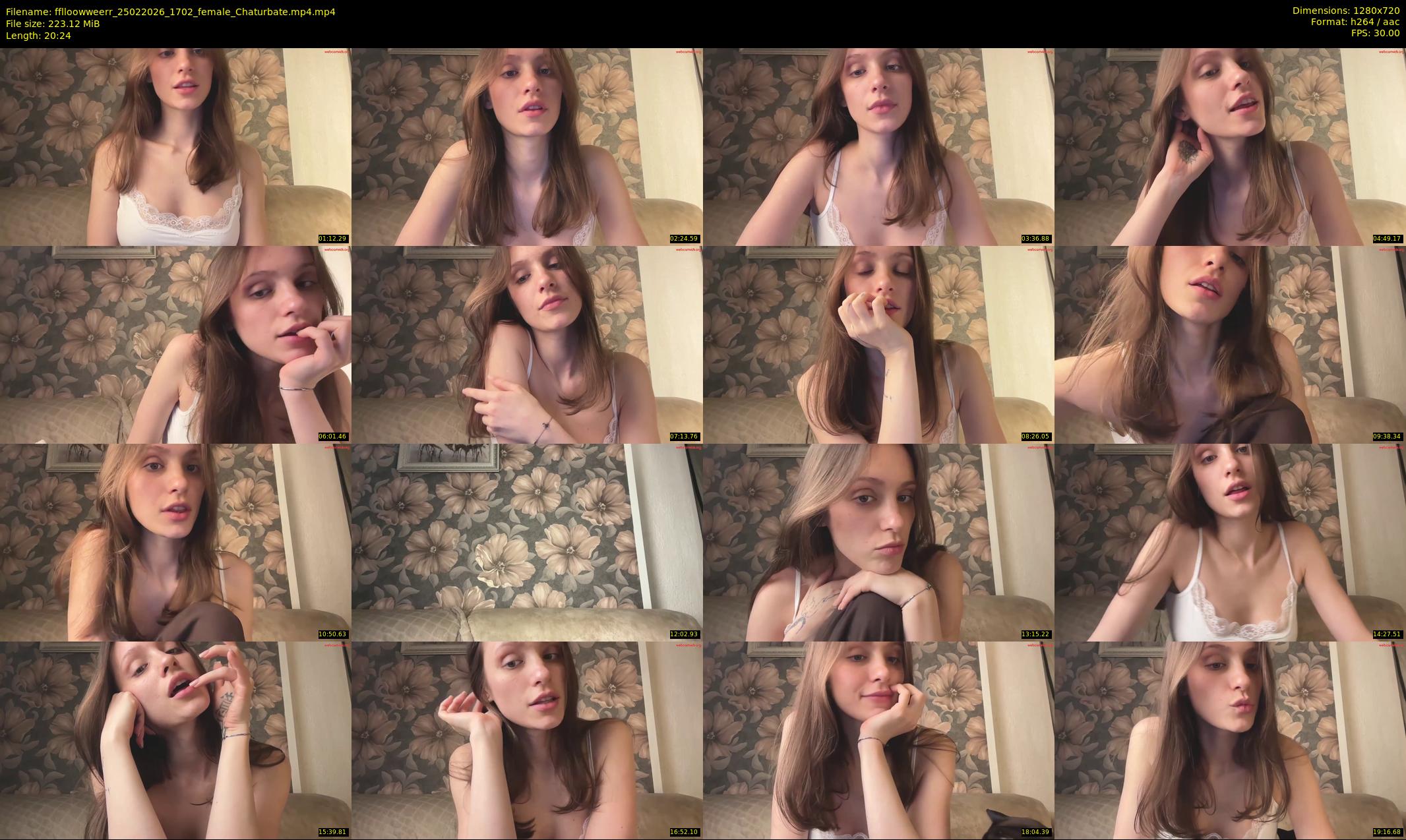 fflloowweerr — 21 minute Chaturbate couple cam show recording, 720p, Feb 25, 2026