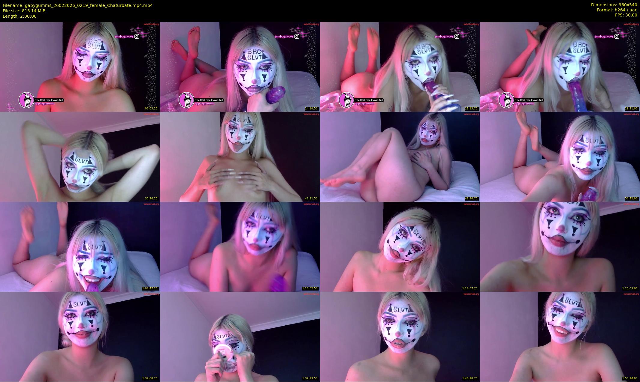 gabygumms — 120 minute Chaturbate female cam show recording, 480p, Feb 26, 2026