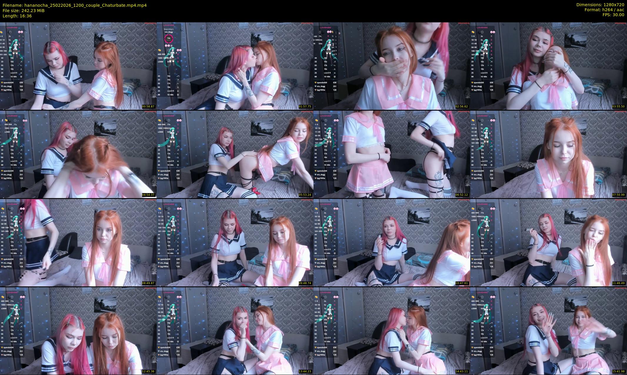 hananocha — 17 minute Chaturbate couple cam show recording, 720p, Feb 25, 2026