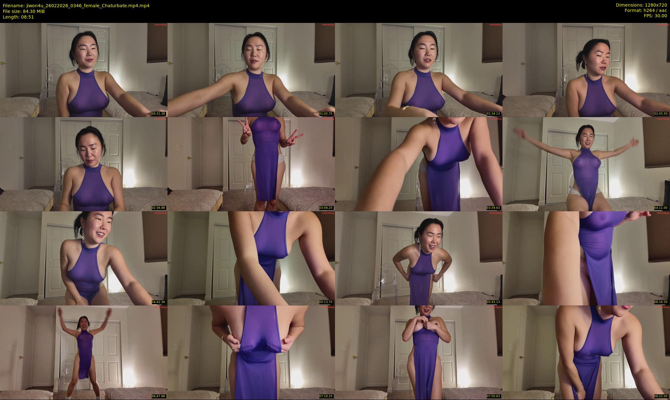 jiwon4u — 9 minute Chaturbate female cam show recording, 720p, Feb 26, 2026