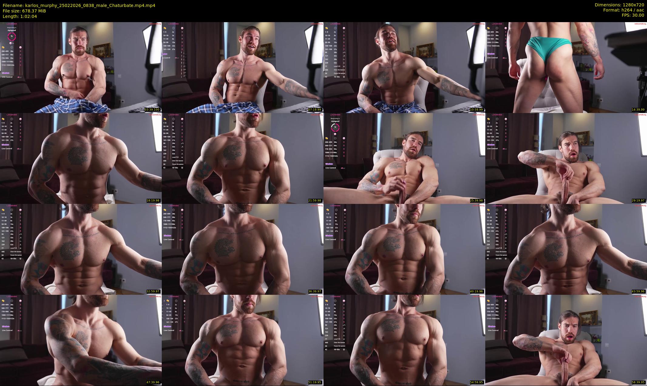karlos_murphy — 63 minute Chaturbate male cam show recording, 720p, Feb 25, 2026
