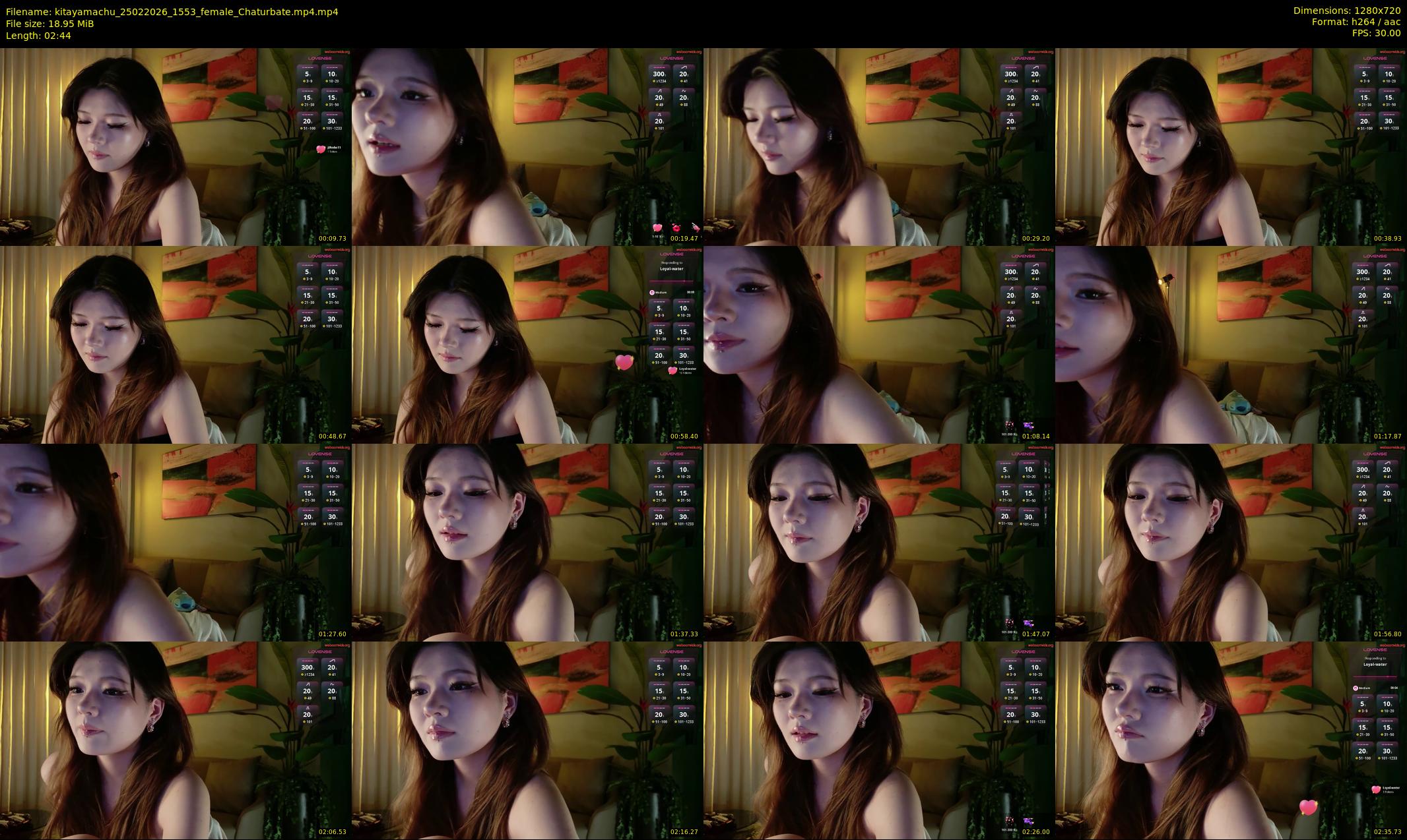 kitayamachu — 3 minute Chaturbate female cam show recording, 720p, Feb 25, 2026