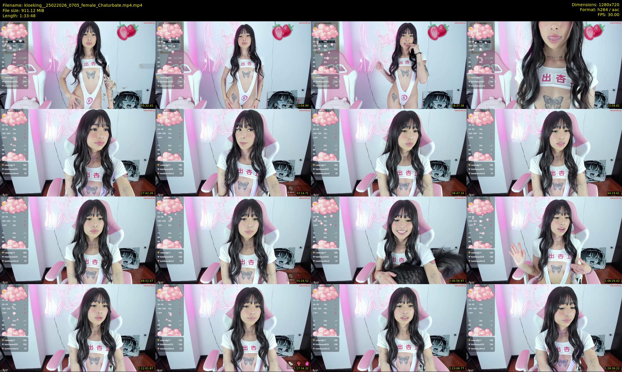 kloeking_ — 94 minute Chaturbate female cam show recording, 720p, Feb 25, 2026