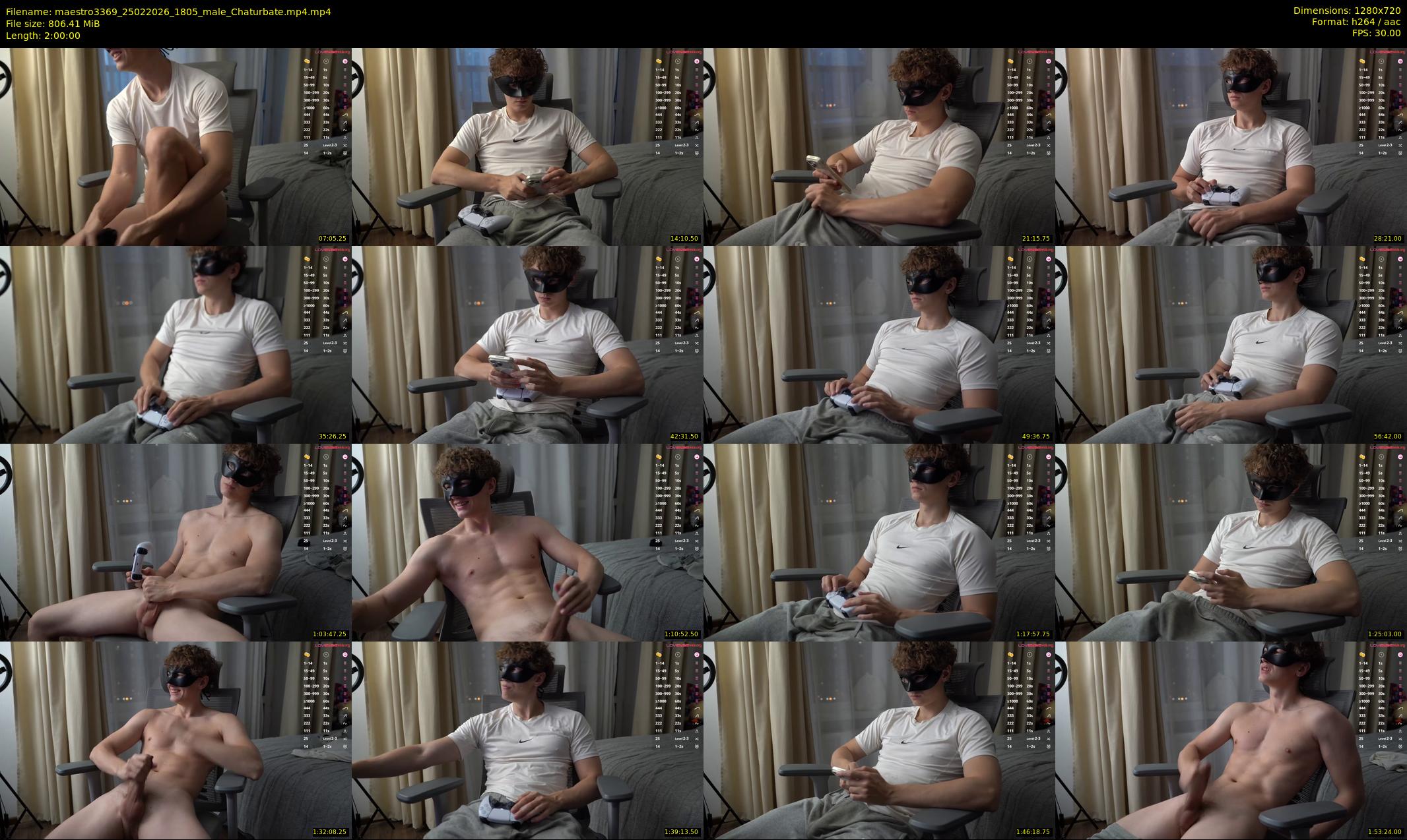 maestro3369 — 120 minute Chaturbate male cam show recording, 720p, Feb 25, 2026