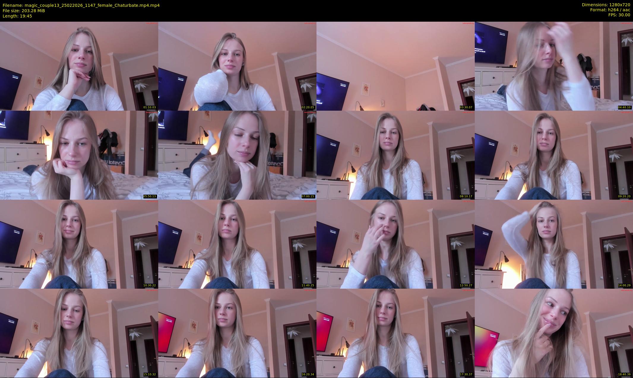 magic_couple13 — 20 minute Chaturbate couple cam show recording, 720p, Feb 25, 2026
