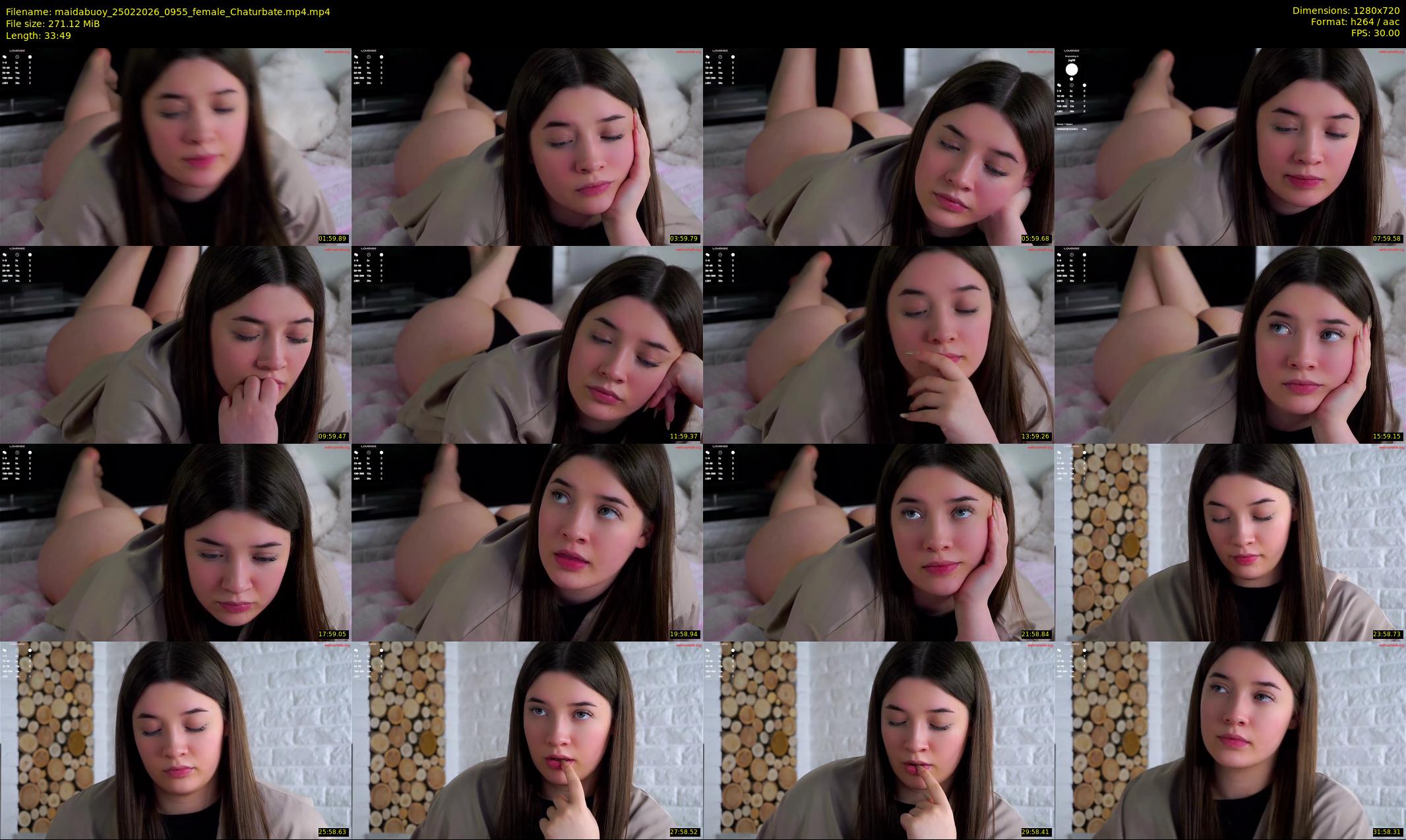 maidabuoy — 34 minute Chaturbate female cam show recording, 720p, Feb 25, 2026