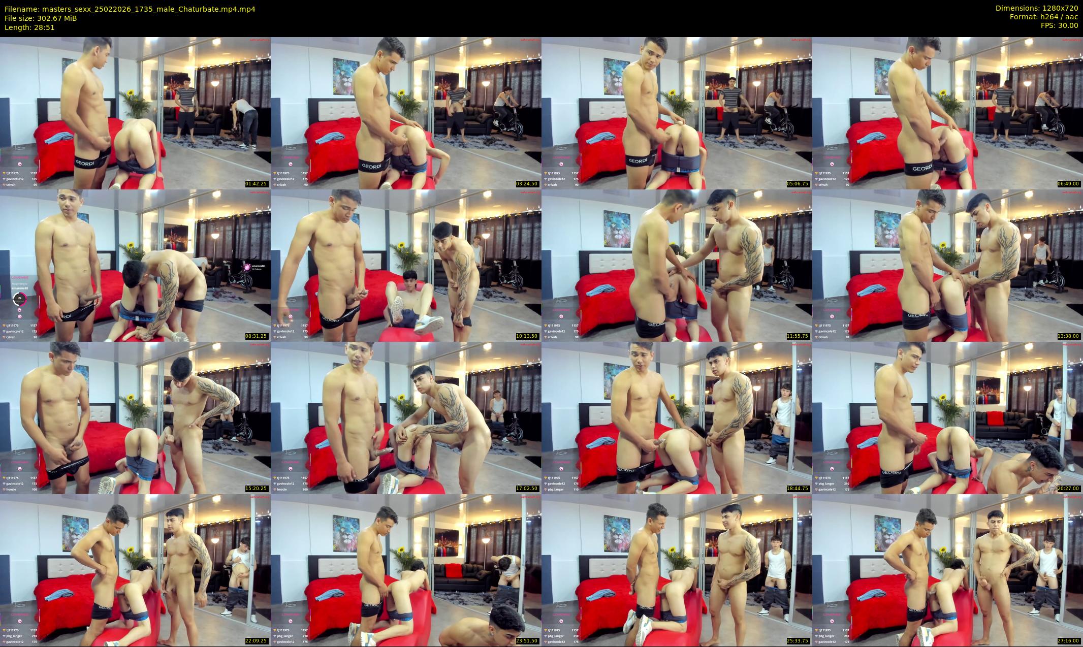 masters_sexx — 29 minute Chaturbate male cam show recording, 720p, Feb 25, 2026