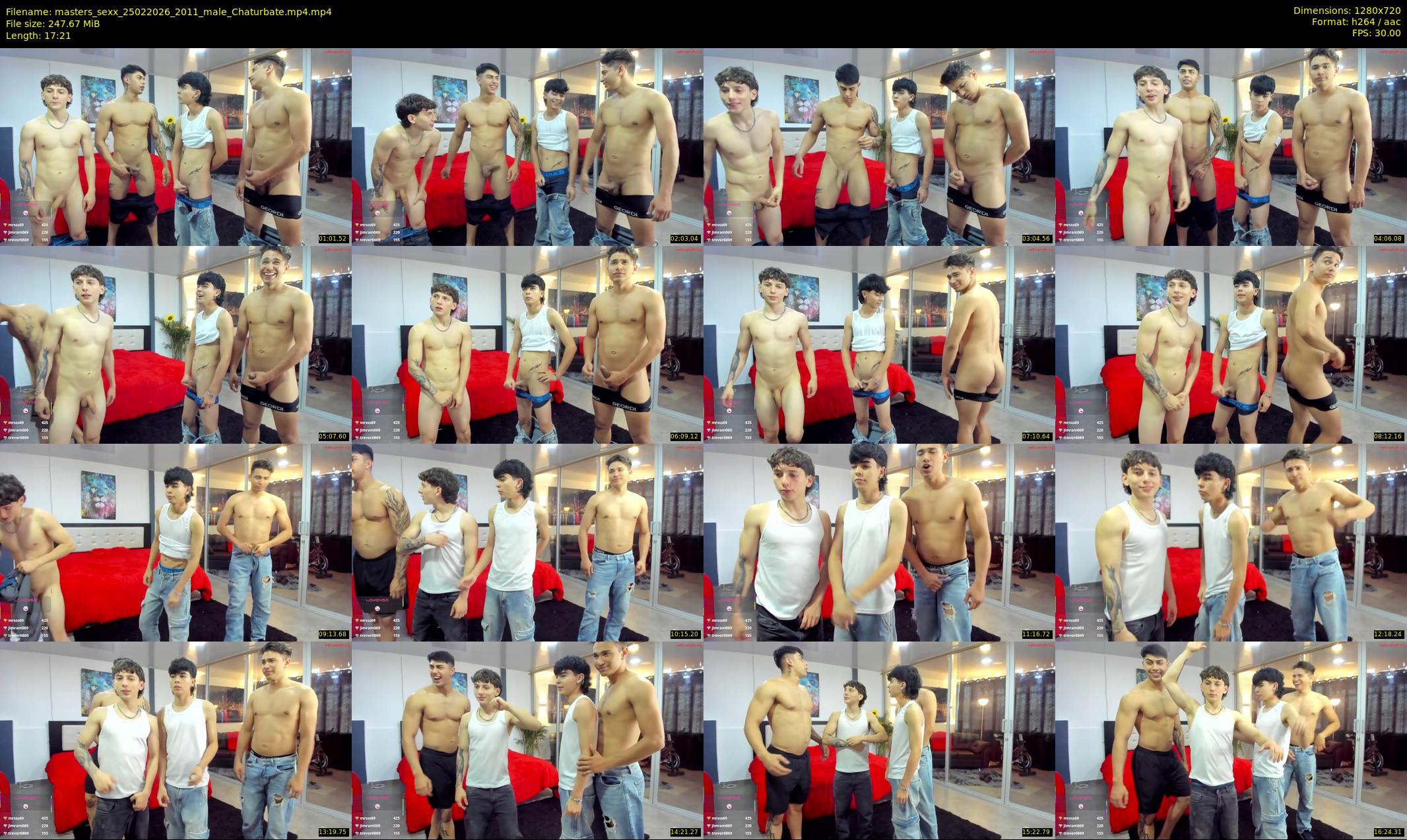 masters_sexx — 18 minute Chaturbate male cam show recording, 720p, Feb 25, 2026