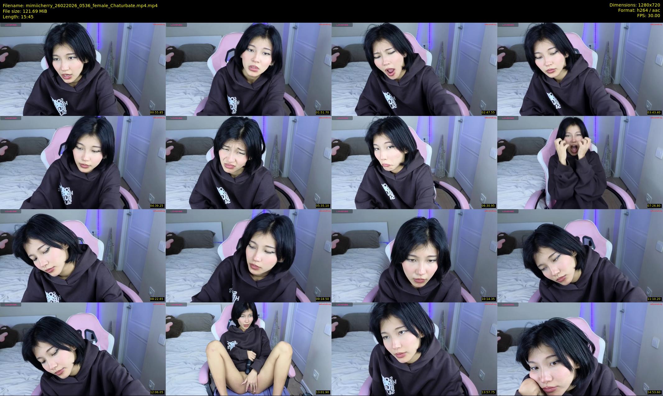 mimiicherry — 16 minute Chaturbate female cam show recording, 720p, Feb 26, 2026