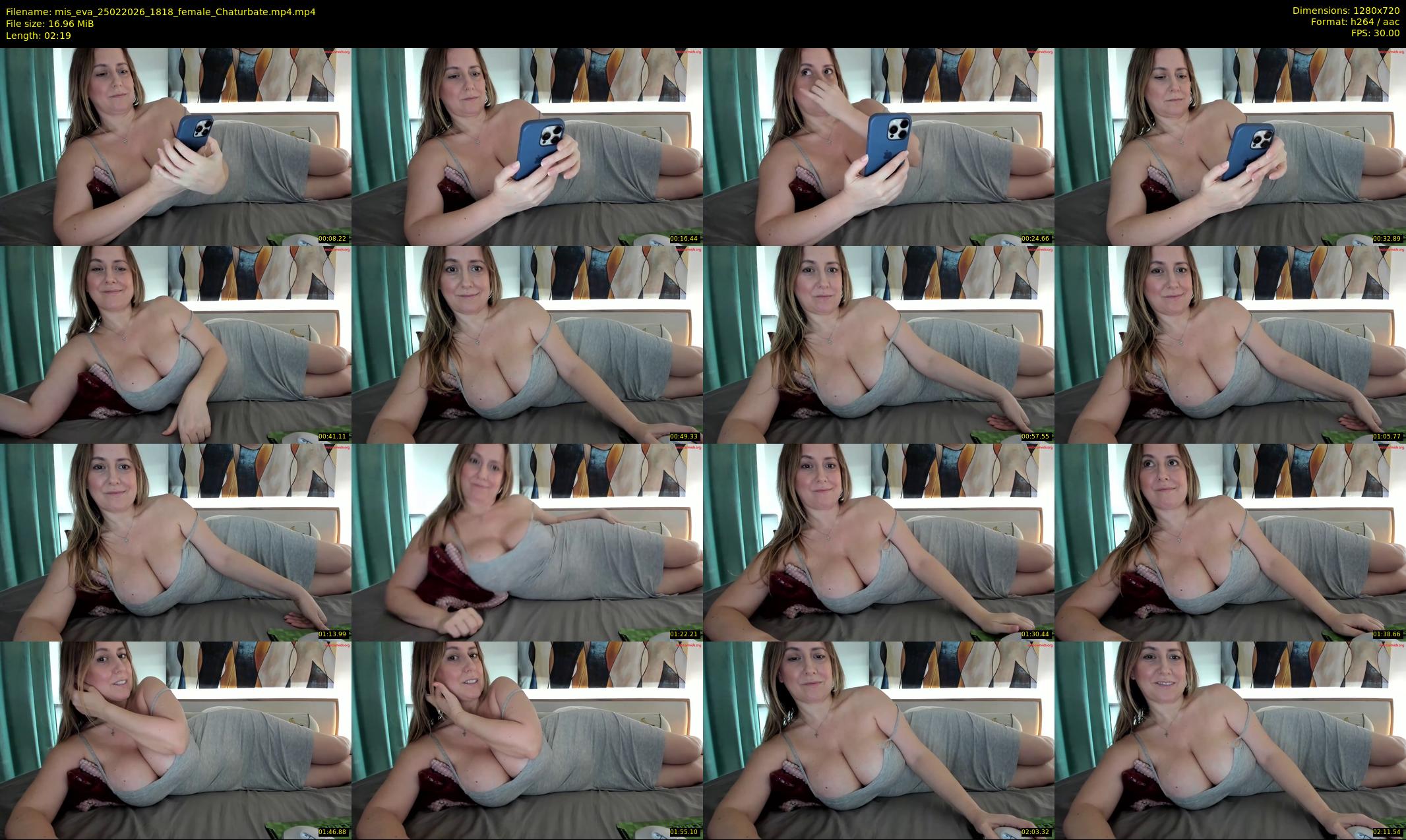 mis_eva — 3 minute Chaturbate female cam show recording, 720p, Feb 25, 2026