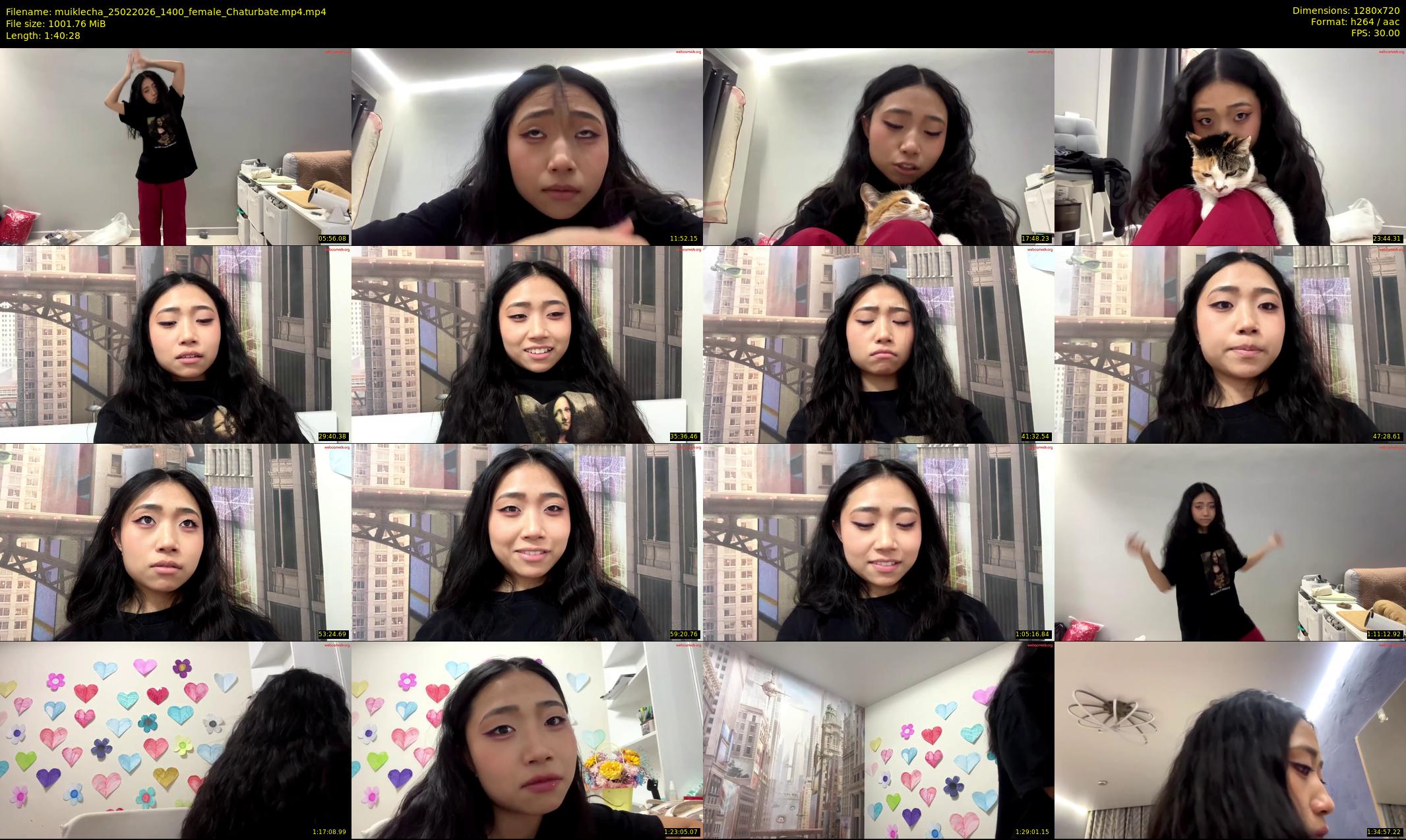 muiklecha — 101 minute Chaturbate female cam show recording, 720p, Feb 25, 2026