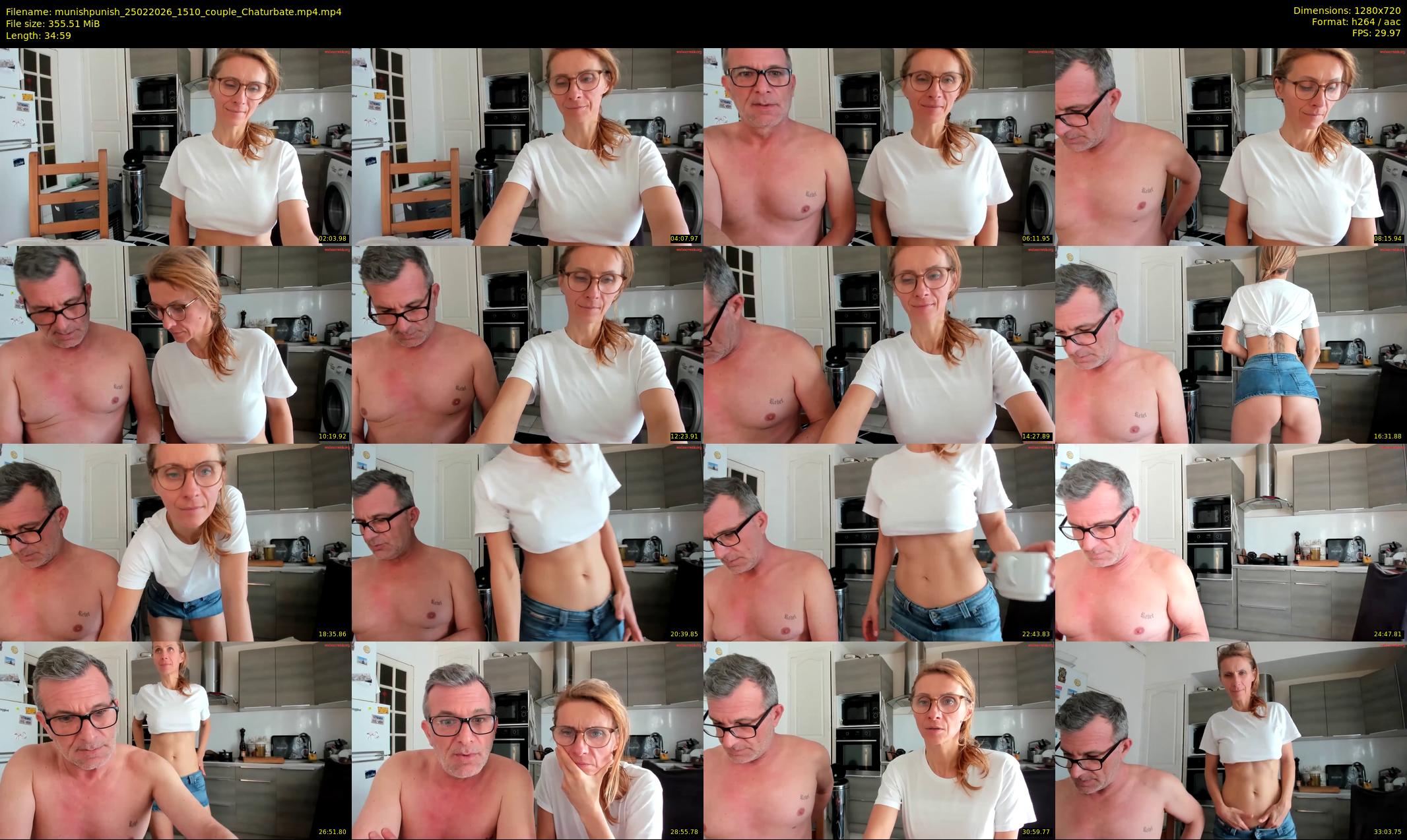 munishpunish — 35 minute Chaturbate couple cam show recording, 720p, Feb 25, 2026