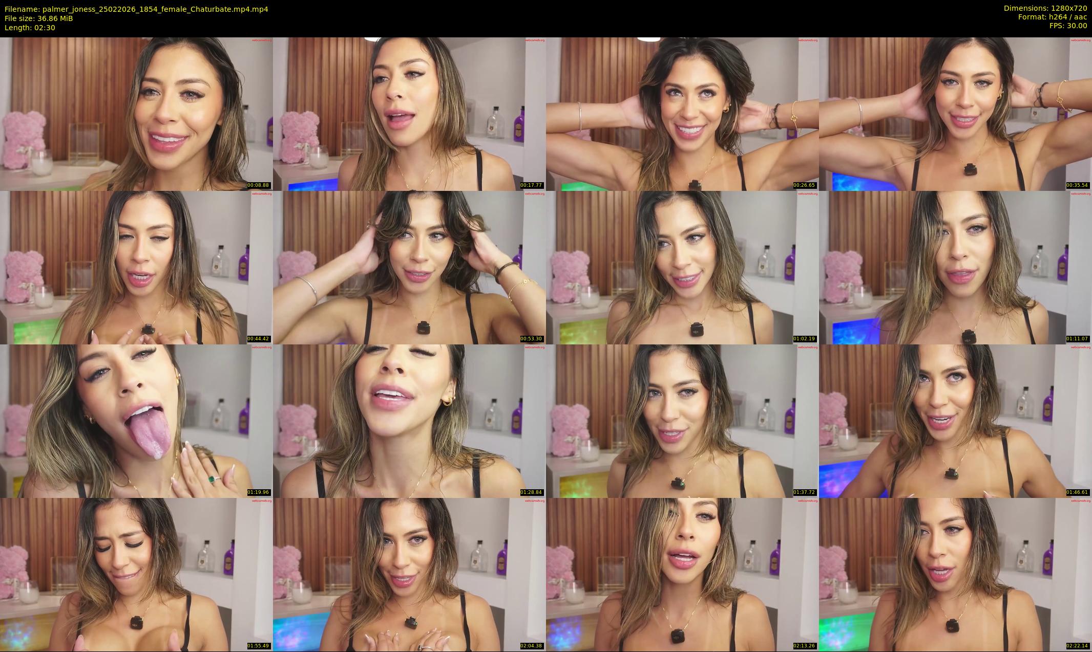 palmer_joness — 3 minute Chaturbate female cam show recording, 720p, Feb 25, 2026