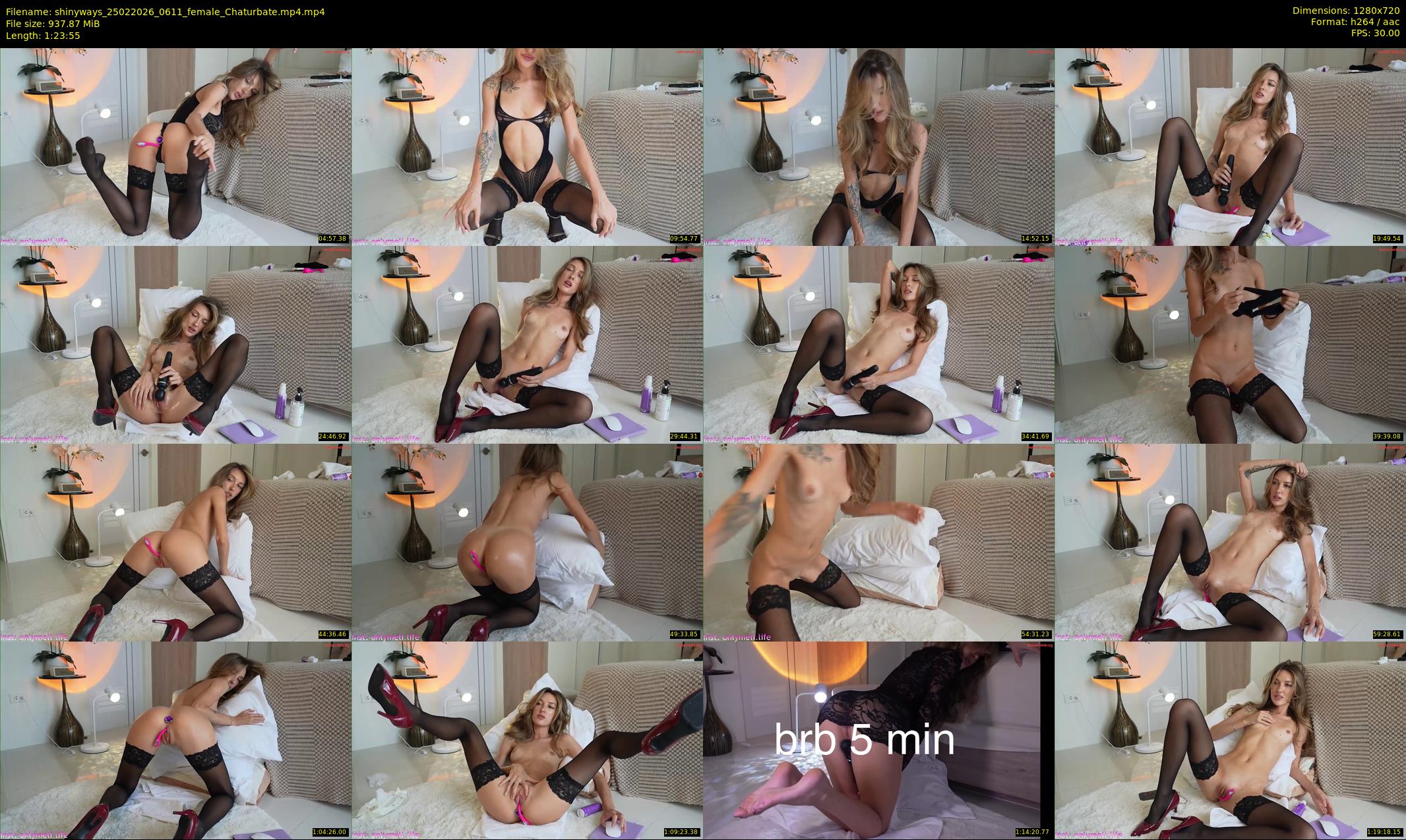 shinyways — 84 minute Chaturbate couple cam show recording, 720p, Feb 25, 2026