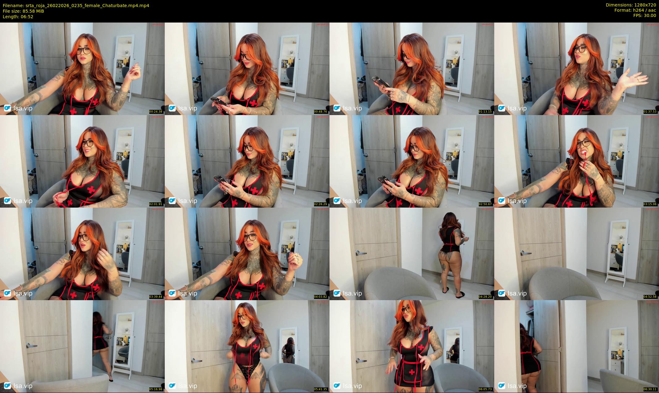 srta_roja — 7 minute Chaturbate female cam show recording, 720p, Feb 26, 2026