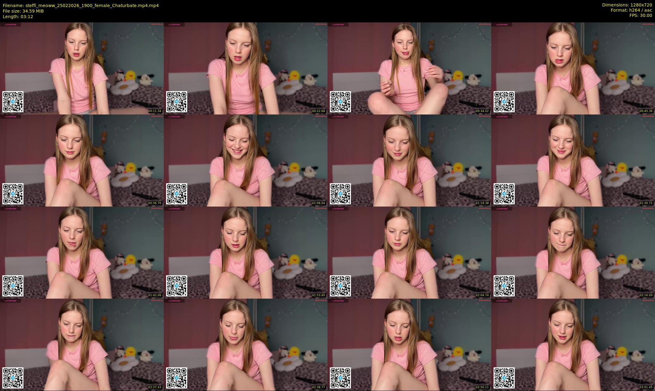 steffi_meoww — 4 minute Chaturbate female cam show recording, 720p, Feb 25, 2026