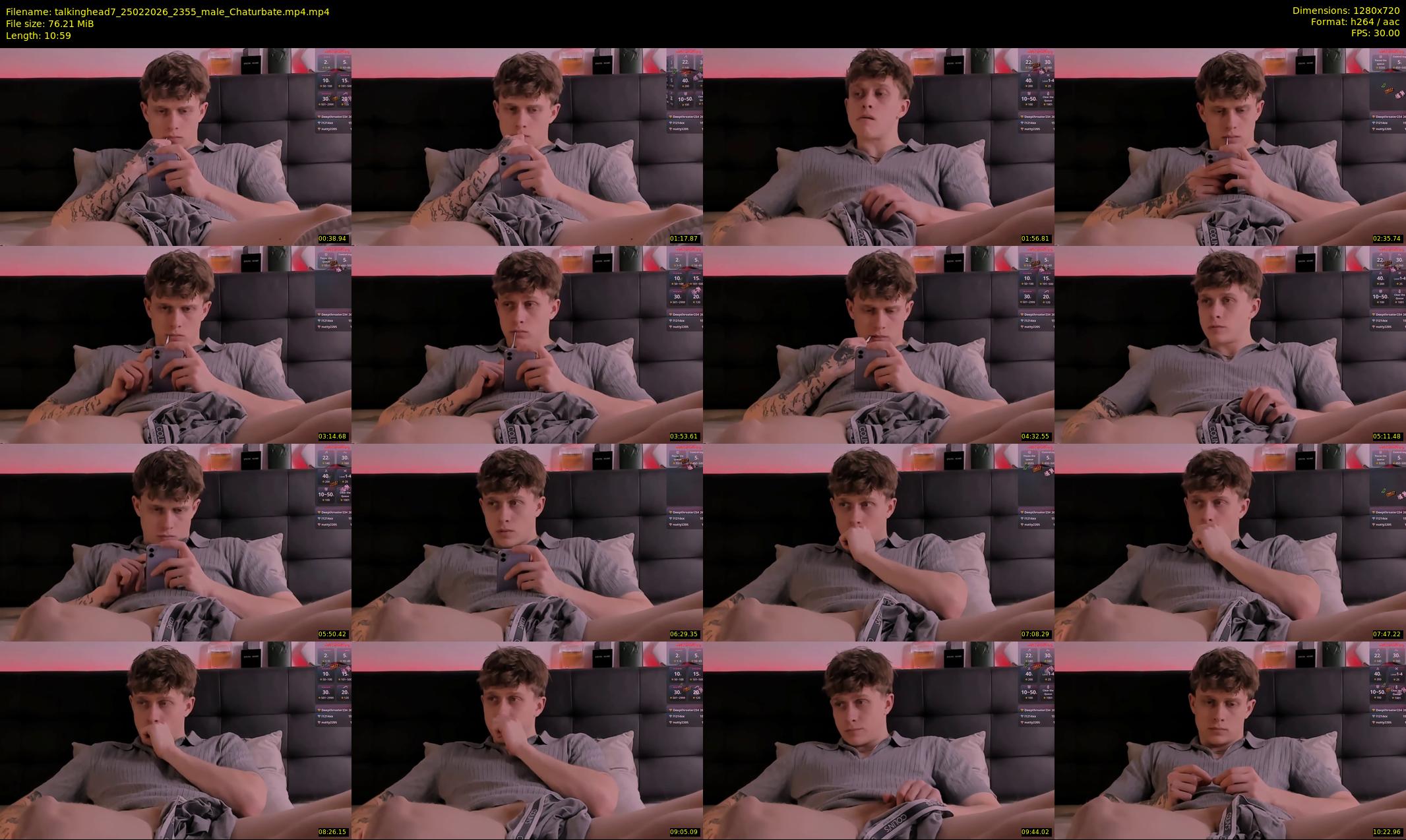 talkinghead7 — 11 minute Chaturbate male cam show recording, 720p, Feb 25, 2026