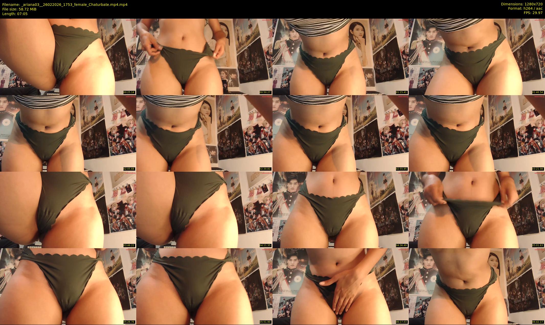 _ariana03_ — 8 minute Chaturbate female cam show recording, 720p, Feb 26, 2026