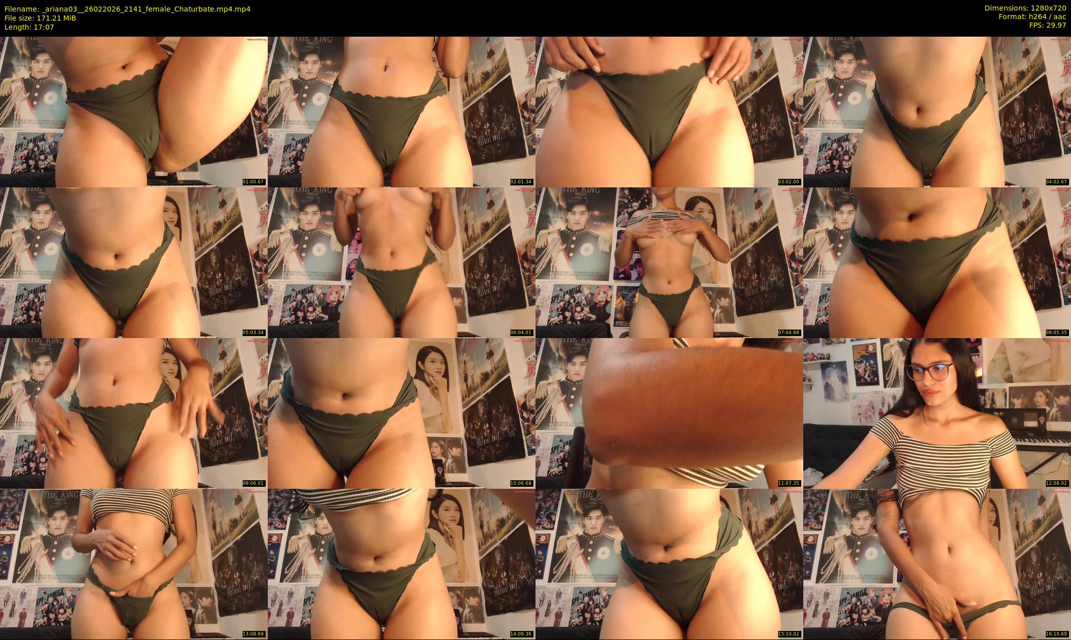 _ariana03_ — 18 minute Chaturbate female cam show recording, 720p, Feb 26, 2026